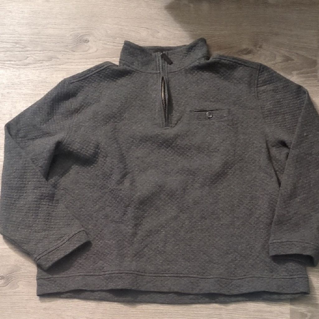 Johnston & Murphy Johnston & Murphy Gray 1/4 Zip Sweater Size XL Size US XL / EU 56 / 4 - 1 Thumbnail