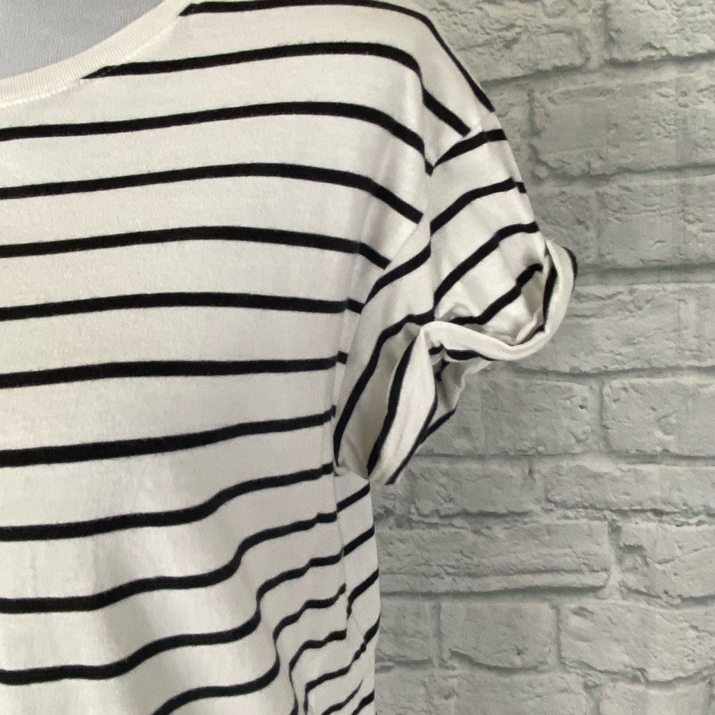 H&M H&M divided women S scoopneck short sleeve long length strip Size S / US 4 / IT 40 - 4 Thumbnail