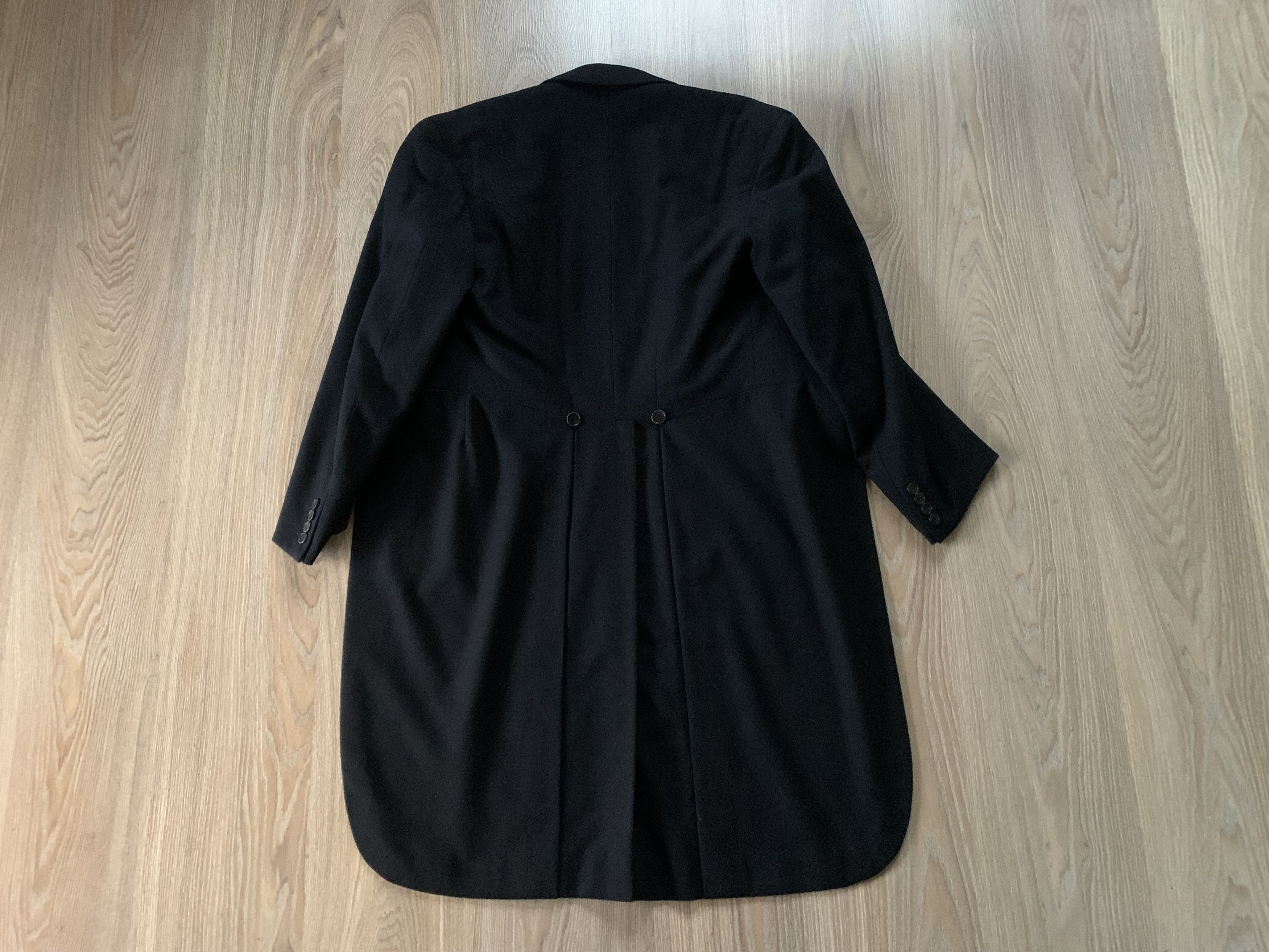 Designer × Vintage Vintage Faceless Long Black Tailcoat Size US M / EU 48-50 / 2 - 2 Thumbnail