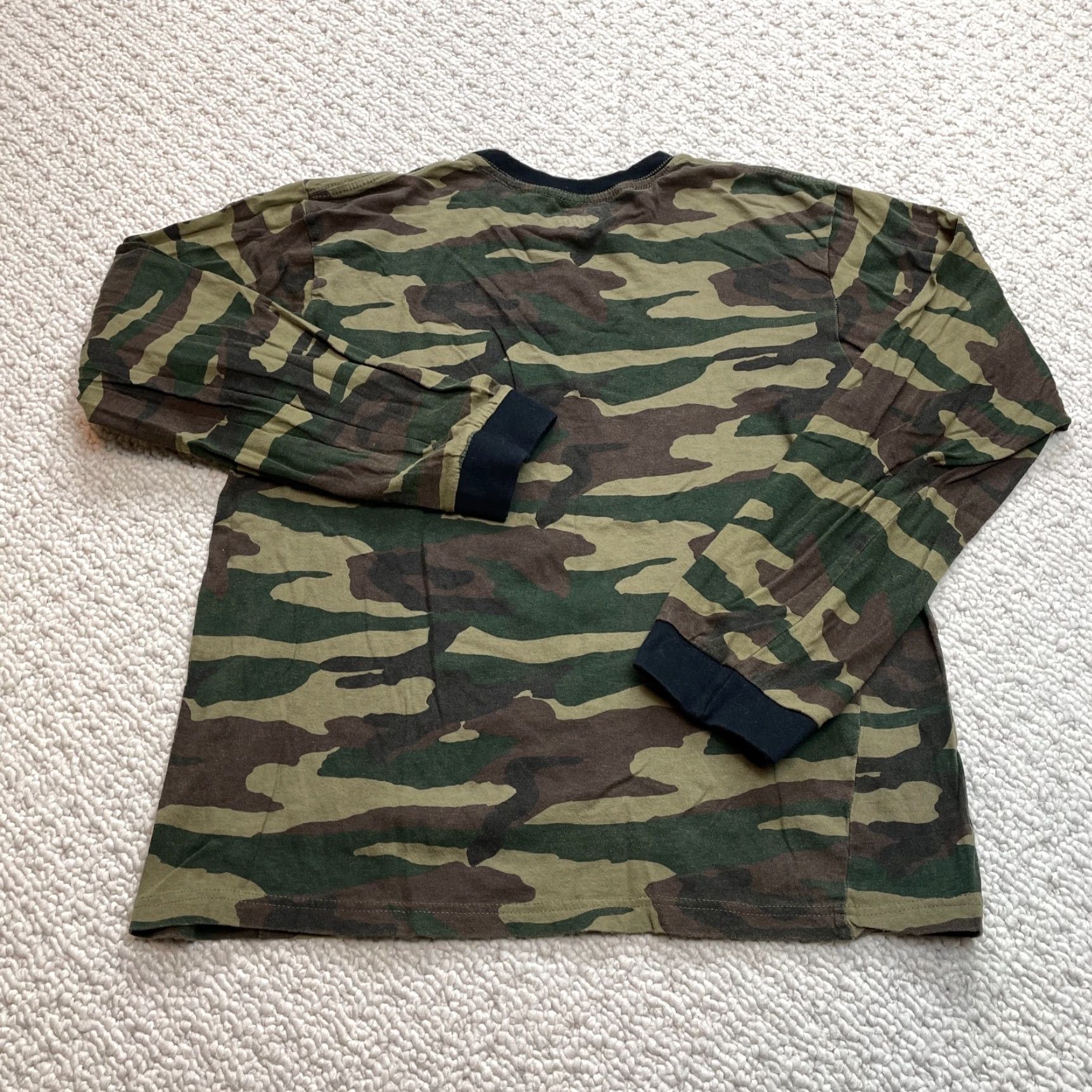 Vintage Eighty Eight Shirt Adult M Long Sleeve Green Camo Crew Relaxed Fit Mens Size US M / EU 48-50 / 2 - 7 Thumbnail