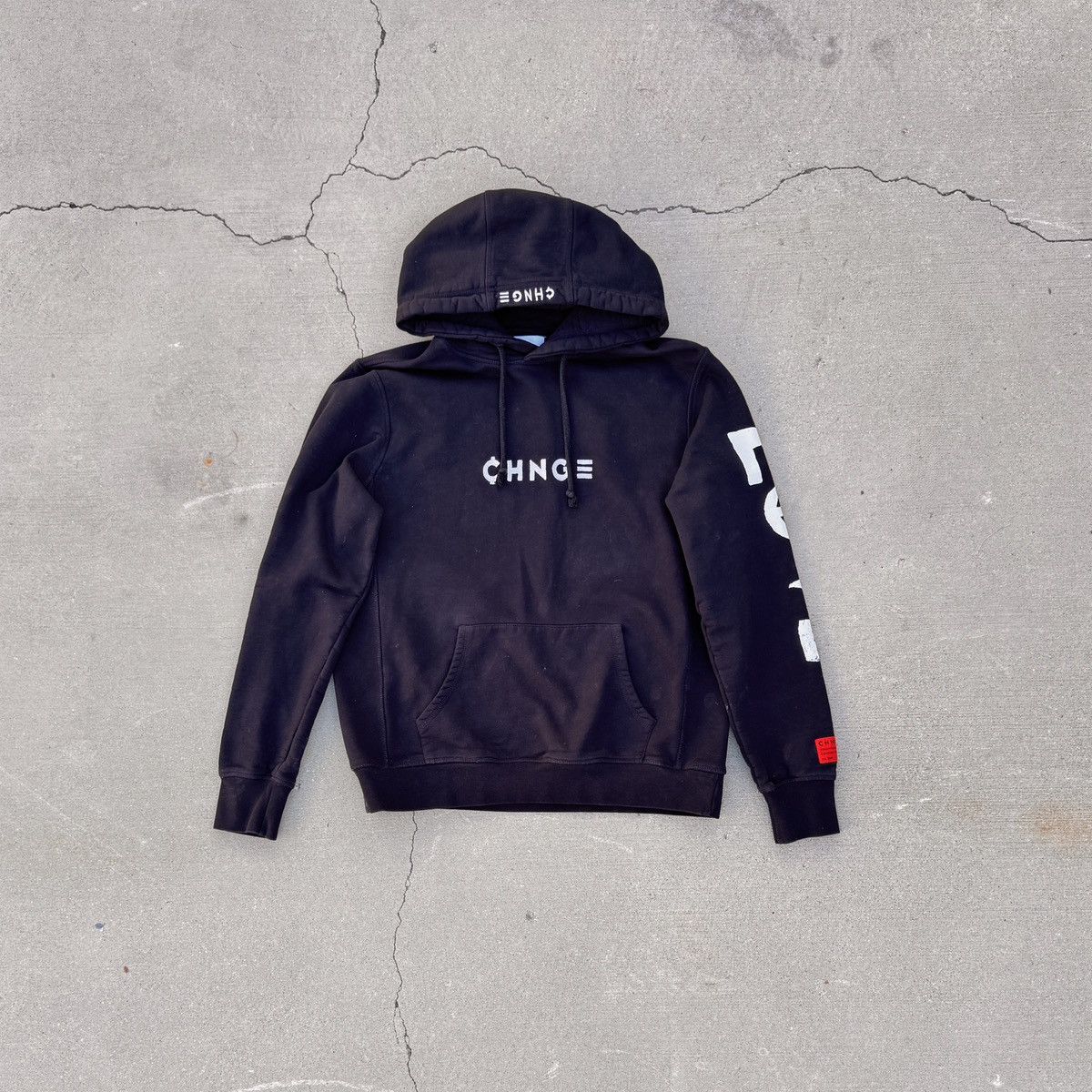 CHNGE × Vintage CHNGE Hoodie | Organic Cotton | Graphic Streetwear Size US M / EU 48-50 / 2 - 1 Thumbnail