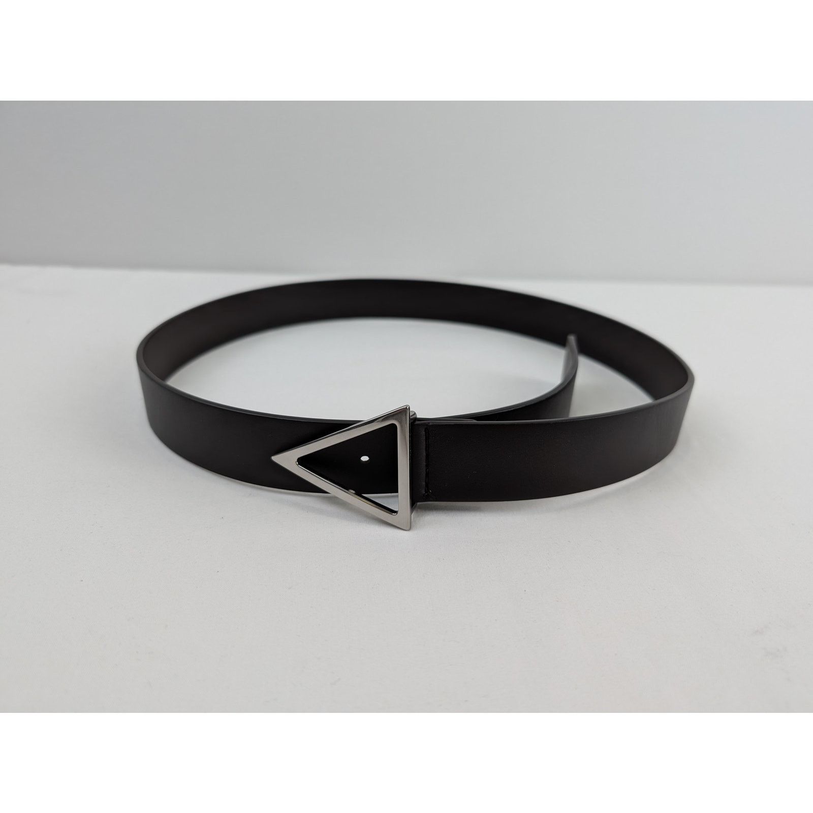 Bottega Veneta o1rshd1 Size: 85cm / Triangle Belt in Black Size 34 - 1 Thumbnail