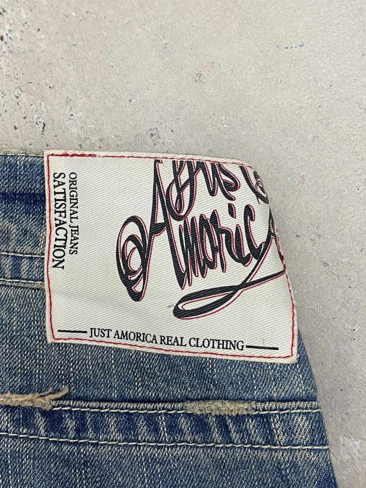 Hysteric Glamour Just Amorica Denim Style Mud Washed Light Jean Clawn Mark Size US 28 / EU 44 - 14 Thumbnail