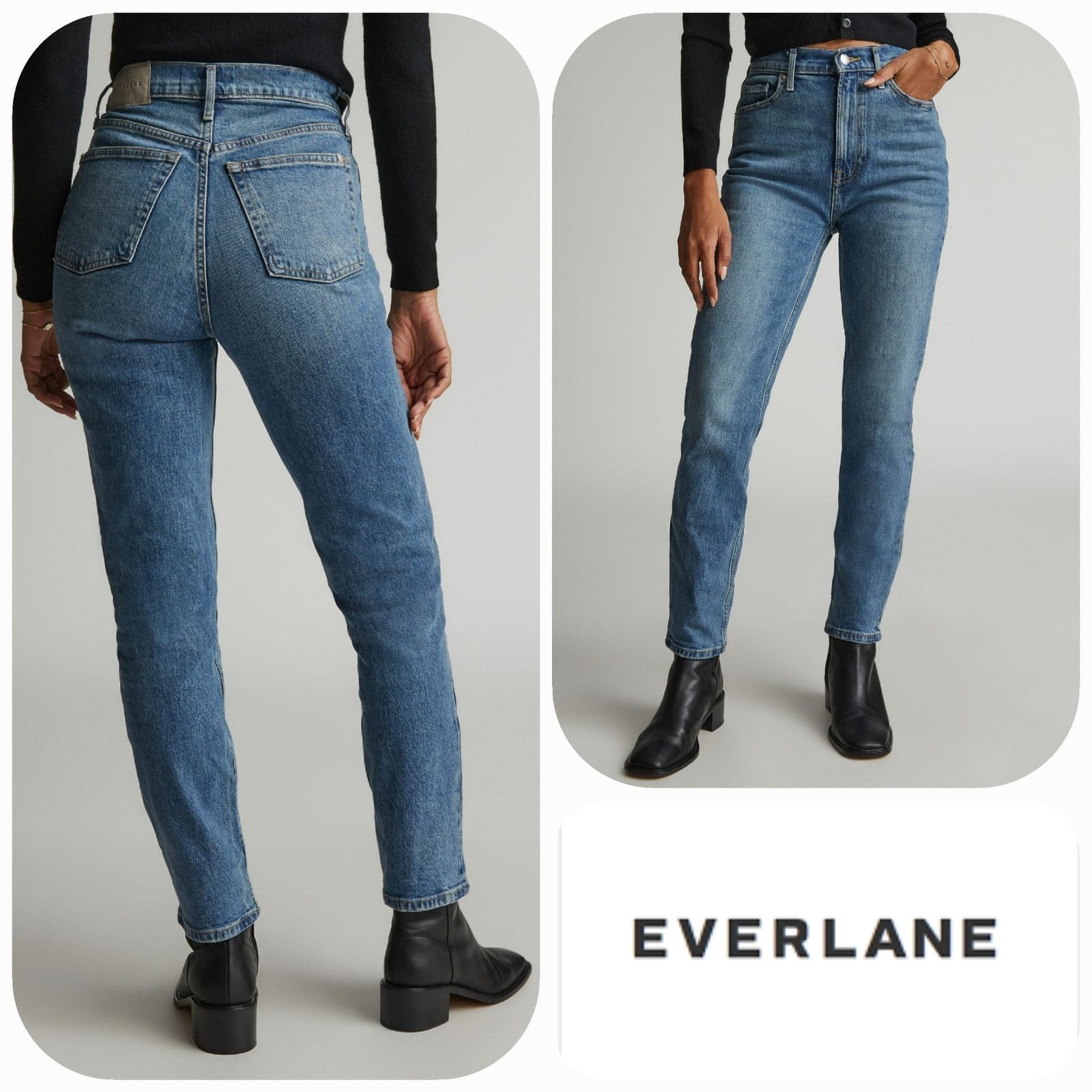 Everlane EUC Everlane The Original Cheeky Crop Jean Sz. 24x27 Size 24" / US 00 / IT 34 - 1 Thumbnail