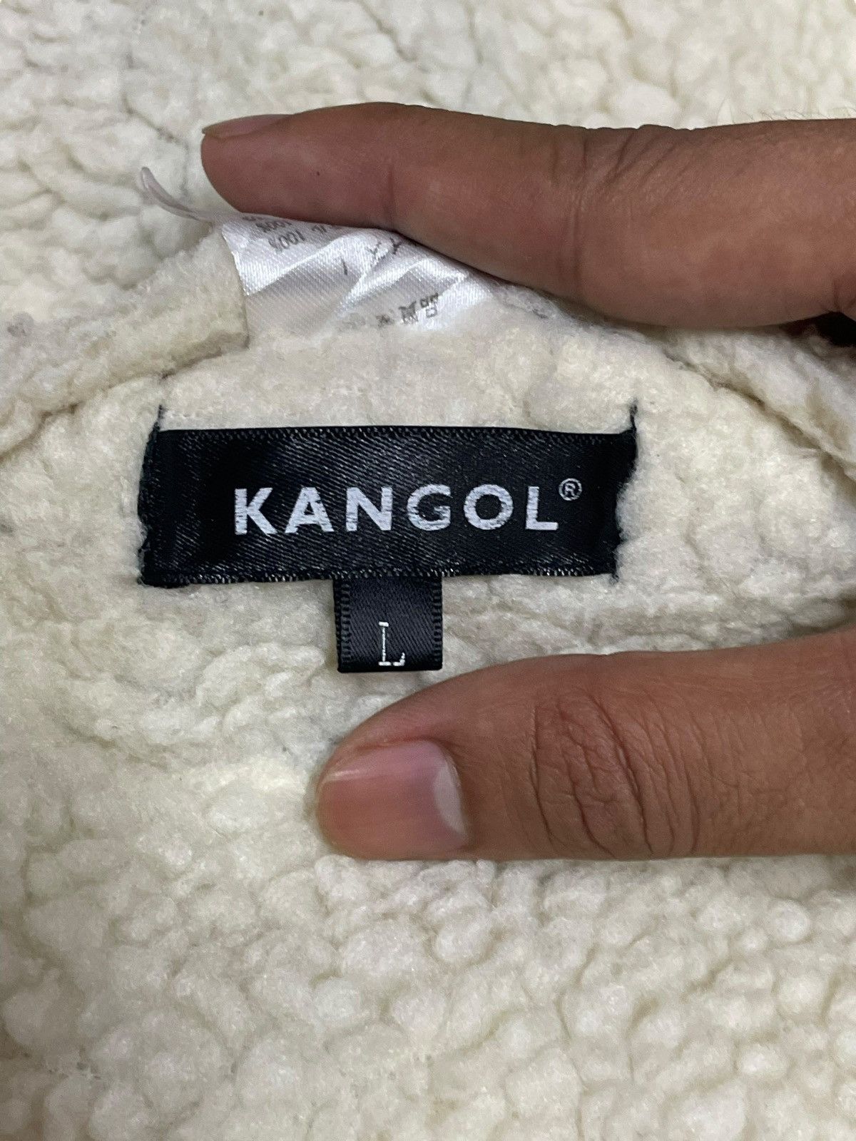 Kangol Vintage Y2K Kangol Fluffy Sherpa Reversible Gorpcore Jacket Size US L / EU 52-54 / 3 - 11 Thumbnail