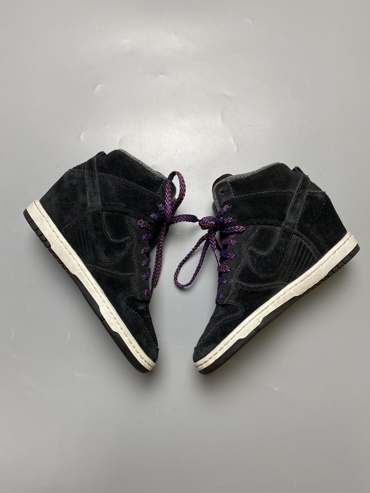 Nike Nike Dunk Sky High Black Court Purple Size US 7.5 / IT 37.5 - 1 Thumbnail
