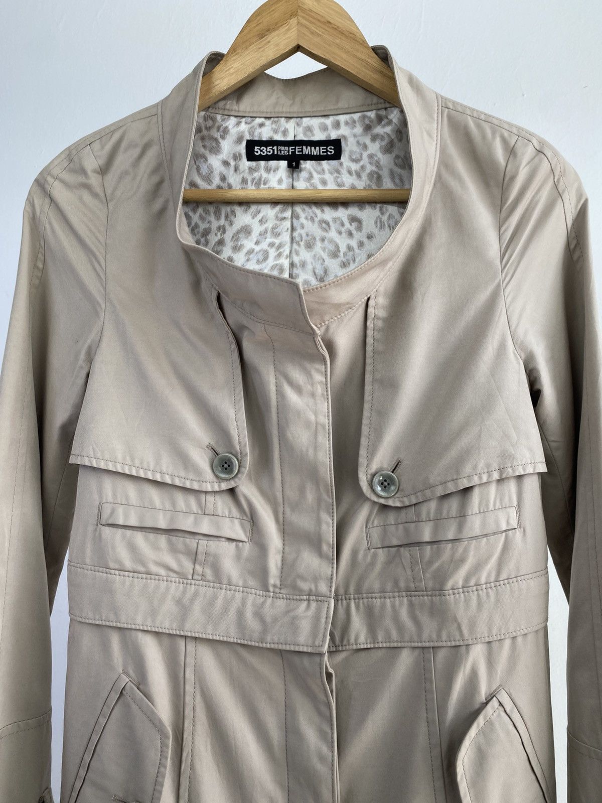 5351 POUR LES FEMMES 2000's 5351 Pour Les Femmes Tactical Trenchcoat Size S / US 4 / IT 40 - 2 Thumbnail