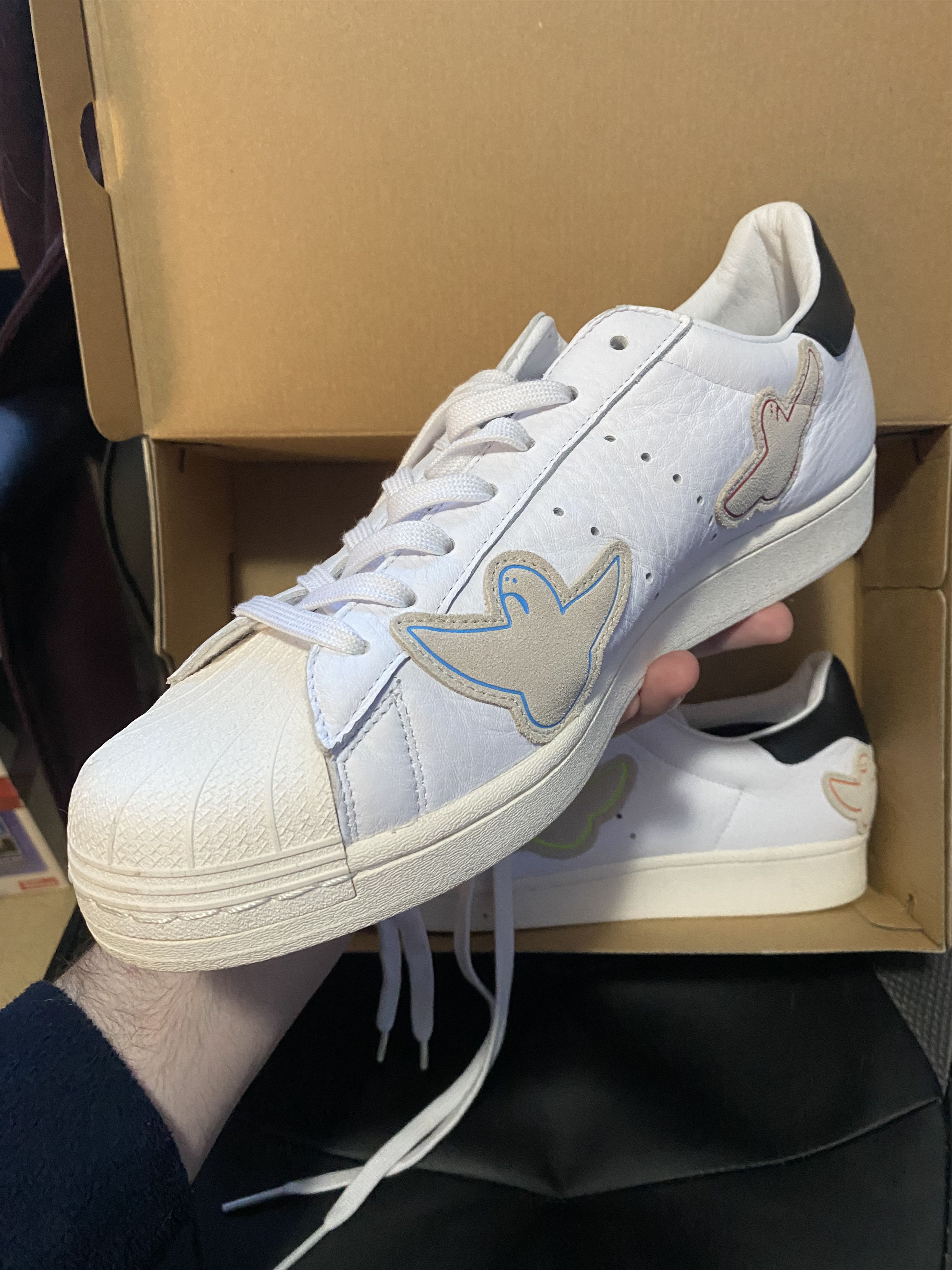 Adidas Adidas x Mark Gonzales Superstar ADV "Shmoo" Size US 13 / EU 46 - 3 Thumbnail