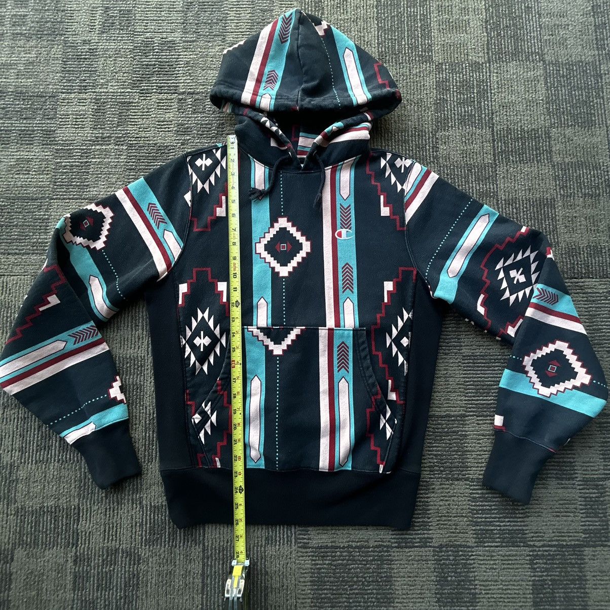 Champion Champion Reverse Weave Southwestern Aztec Print Hoodie Size US S / EU 44-46 / 1 - 3 Thumbnail