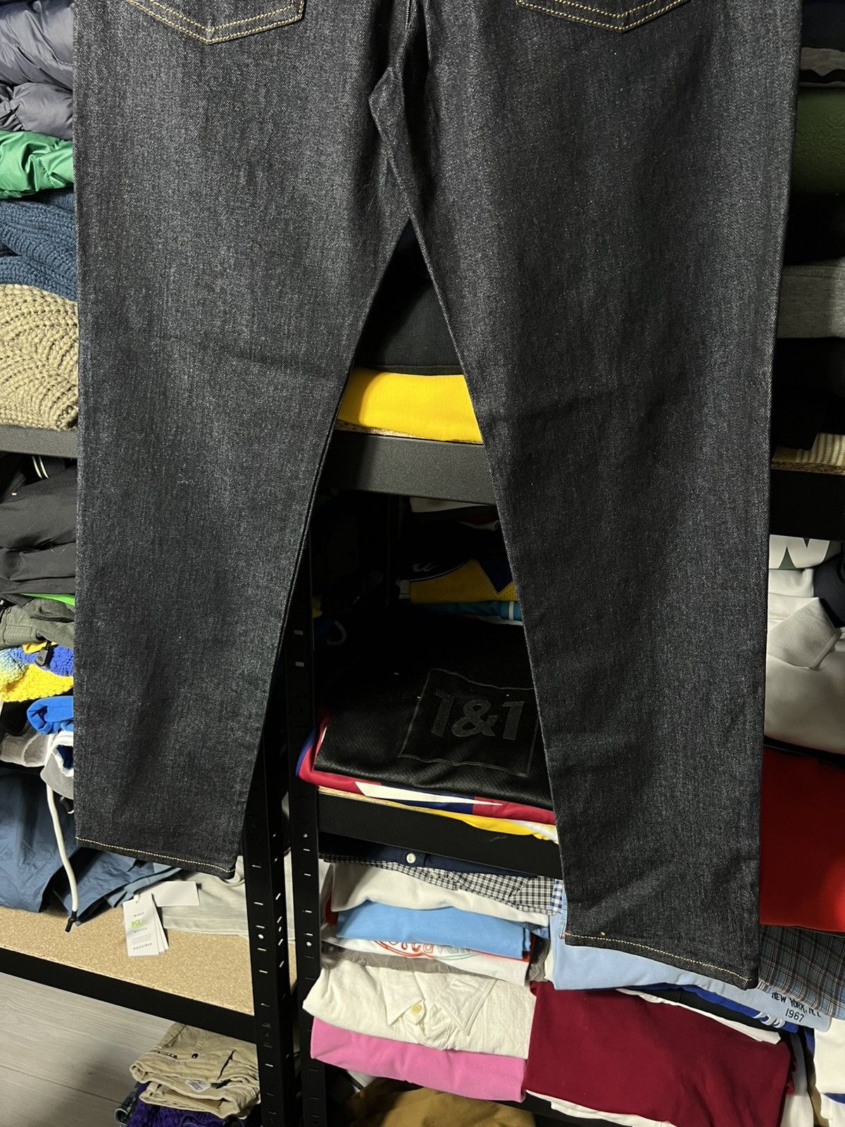 Diesel Diesel Raw Tapered Fit Jeans 🇮🇹 Premium Dark Wash Denim Size US 32 / EU 48 - 14 Thumbnail
