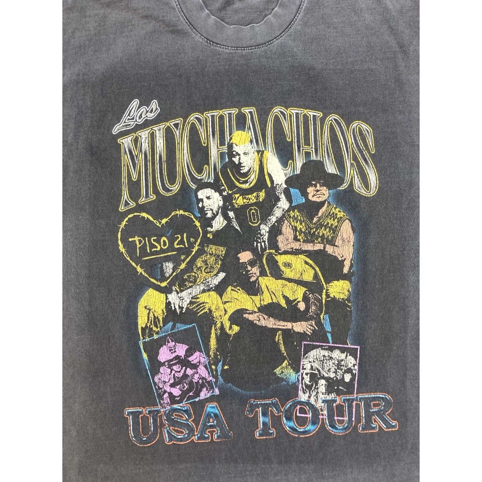 American Apparel VINTAGE Los Muchachos USA Tour 2023 Graphic T-shirt Men XL Music Gray Cotton Crew Neck Short Sleeve Logo T-Shirt 100% AUTHENTIC Mens Size US XL / EU 56 / 4 - 2 Thumbnail