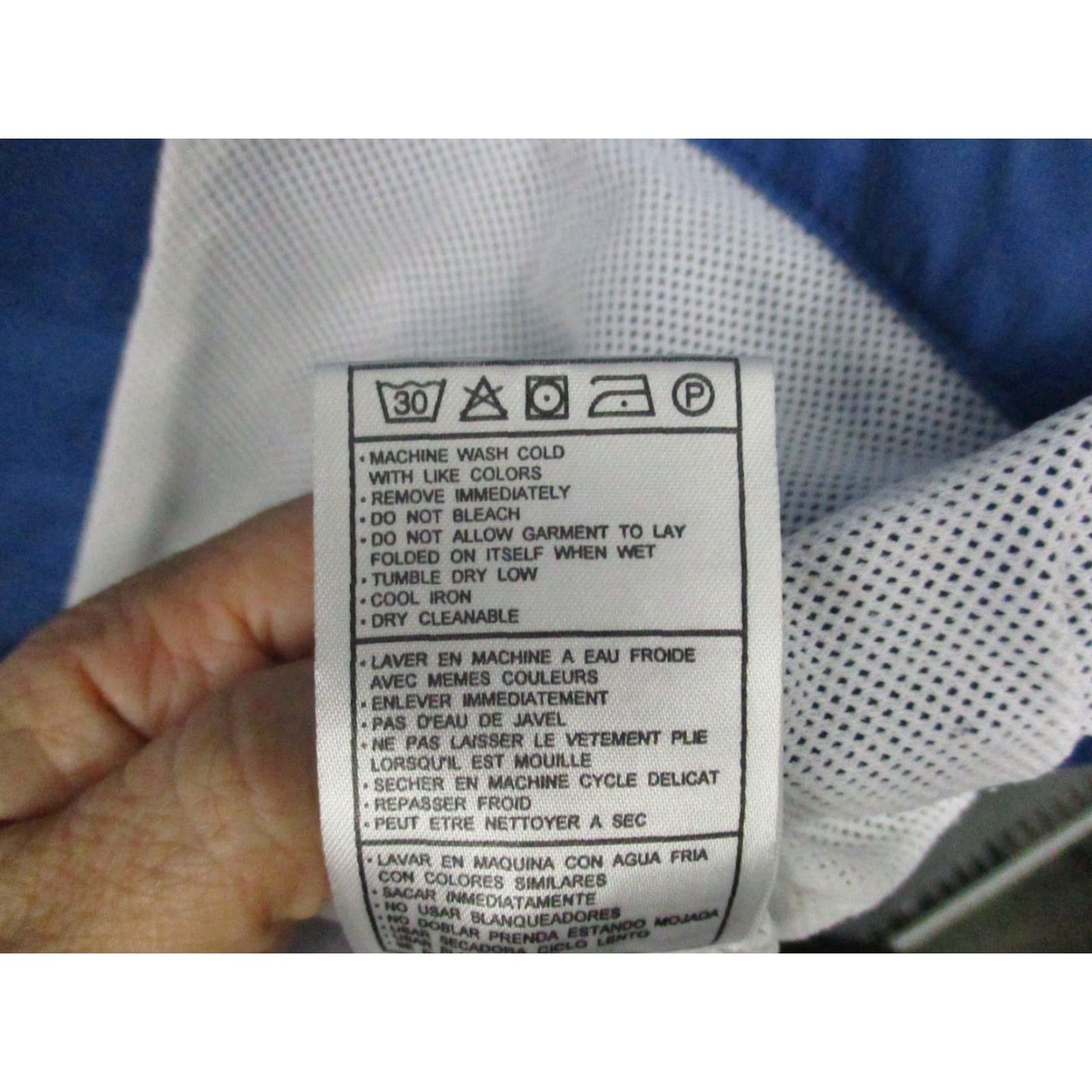 Nike VINTAGE Nike Full Zip Lined Windbreaker Track Jacket XL Blue White Windrunner 90s Nike Mens Jackets Track & Field Men’s XL Blue White Size US XL / EU 56 / 4 - 6 Thumbnail