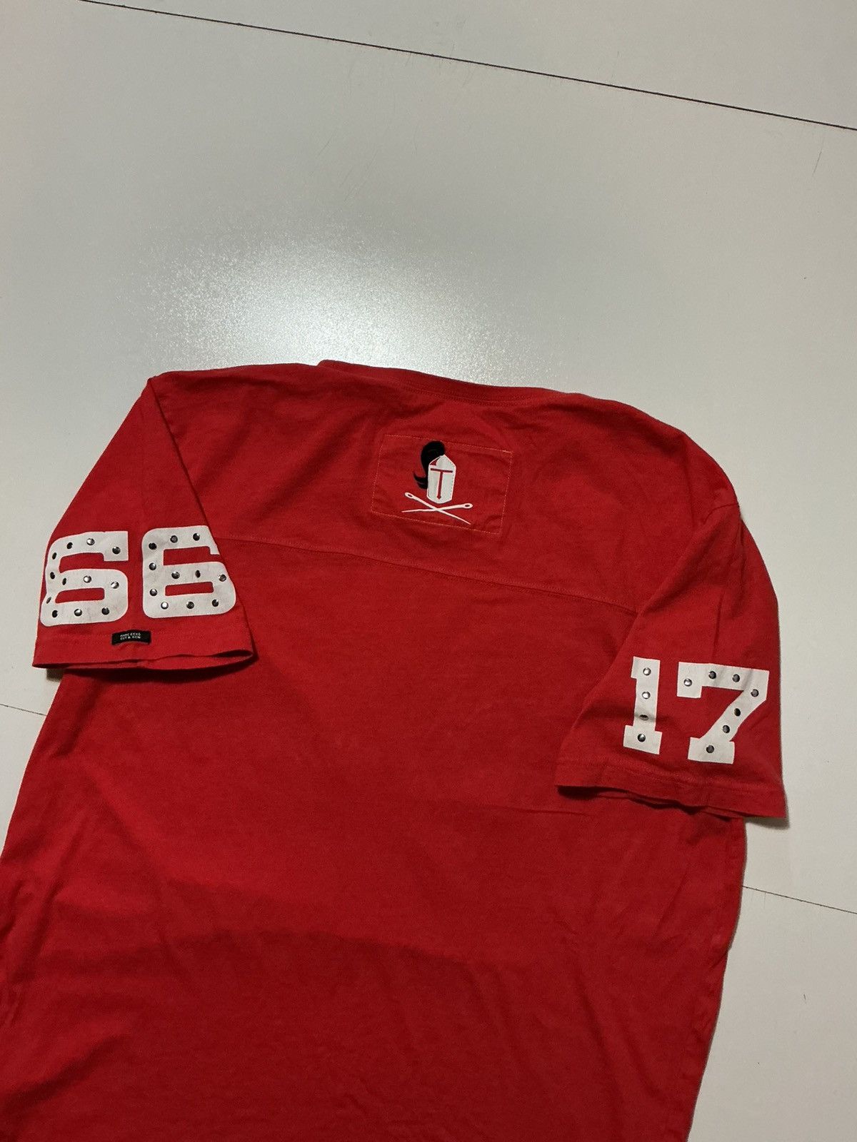 Marc Ecko Marc Ecko Rutgers University Scarlet Knights Y2K T-Shirt Size US XXL / EU 58 / 5 - 4 Thumbnail