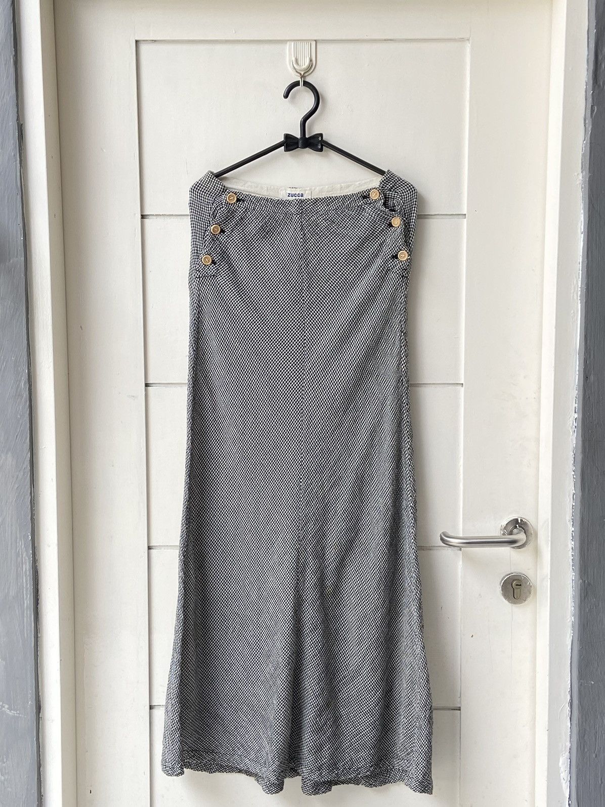 CABANE de ZUCCa × Issey Miyake × Zucca ZUCCA Motive Midi Skirt Size 22" - 9 Thumbnail