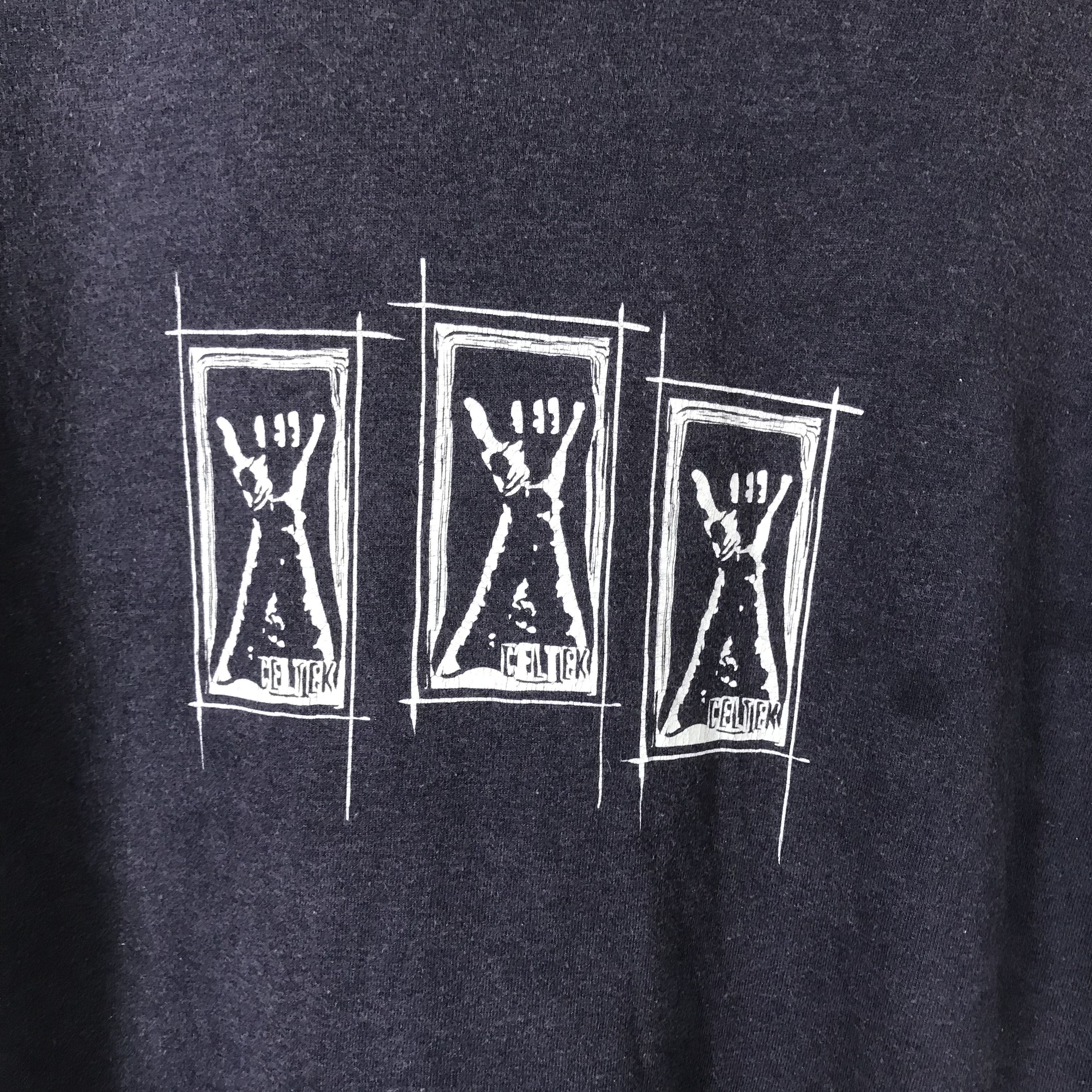 Vintage Vintage celtek hand on board artwork JIMMY'Z Surf Skate tees Size US L / EU 52-54 / 3 - 4 Thumbnail