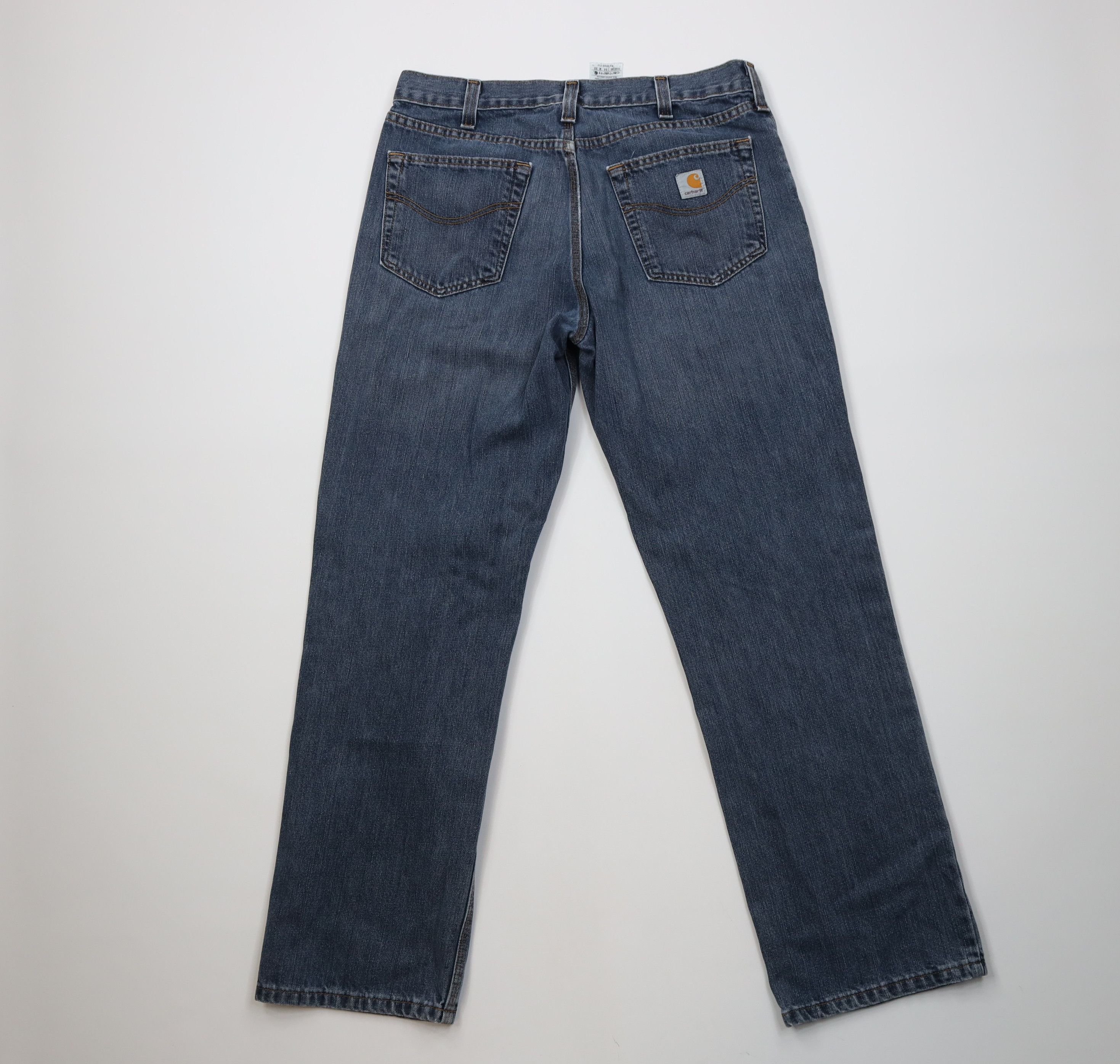 Carhartt Vintage Y2K Carhartt Relaxed Fit Wide Leg Denim Jeans Blue Size US 34 / EU 50 - 9 Thumbnail