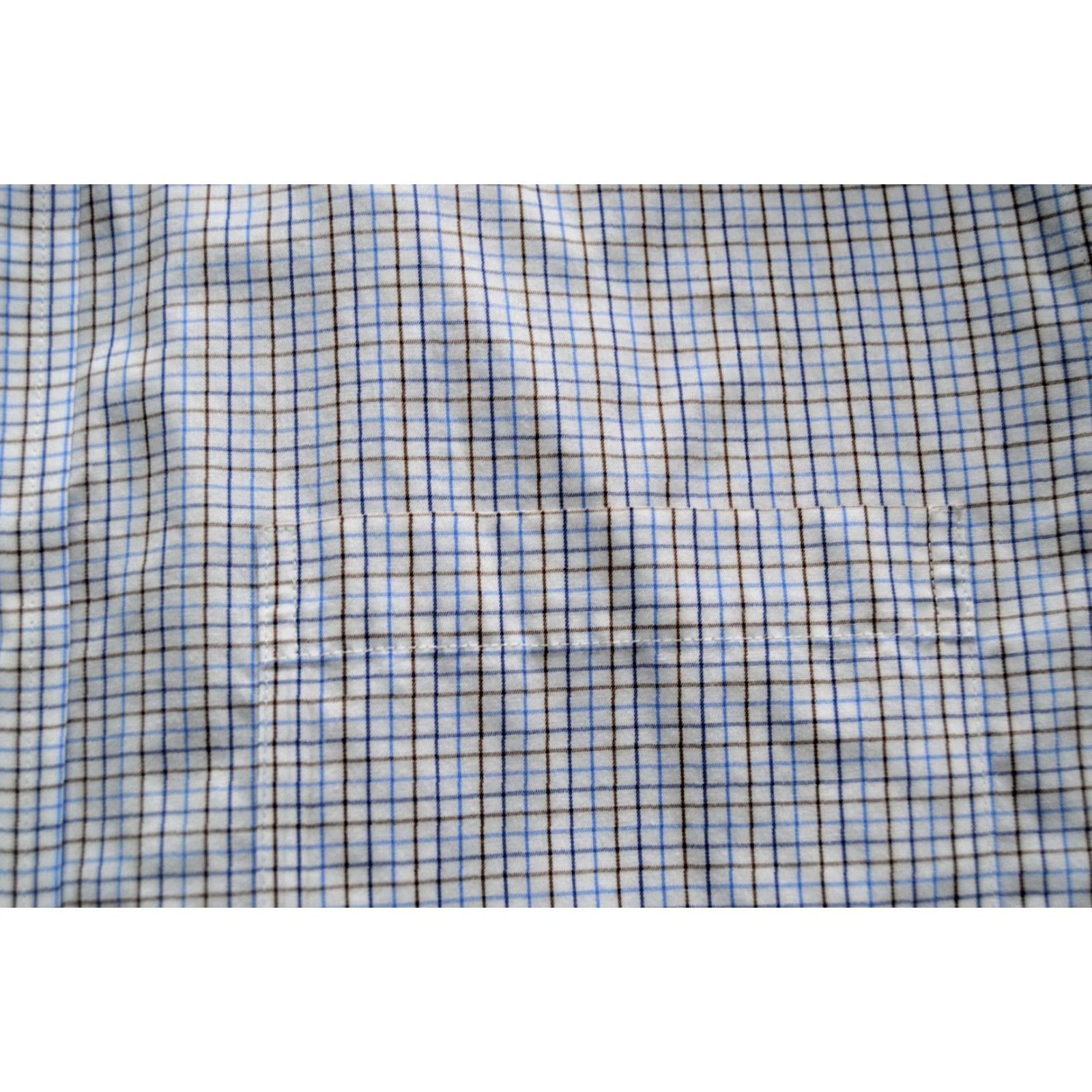 Brooks Brothers Brooks Brothers Men Dress Shirt White Plaid Classic Cotton 15.5-32 Shirt Regular Men’s White Plaid Classic Cotton 15.5 32 Size 42R - 3 Thumbnail