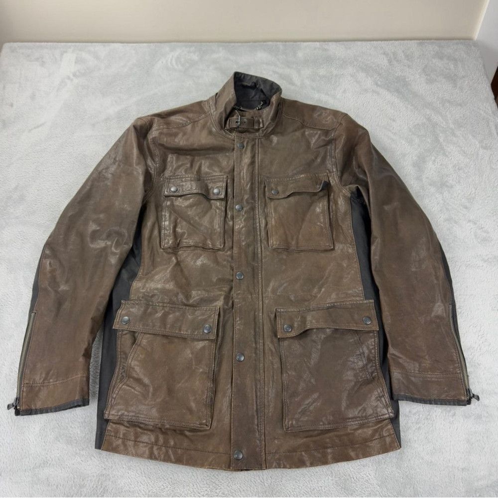 John Varvatos John Varvatos USA Men's Size XL 100% Lambskin Leather Jacke Size US XL / EU 56 / 4 - 1 Thumbnail