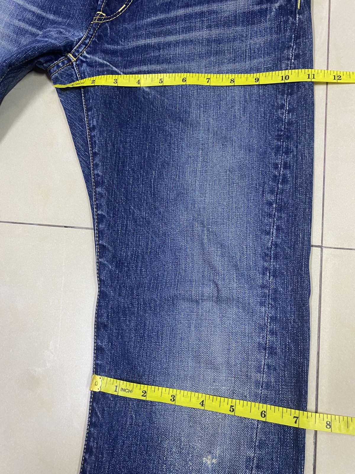 Hysteric Glamour Hysteric Glamour Studded Ripped Flared Denim Size US 31 - 15 Thumbnail