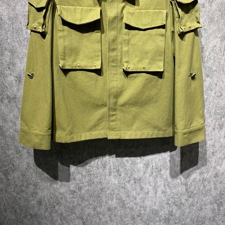 Louis Vuitton Louis Vuitton Feidong studded army green overalls denim jac Size US S / EU 44-46 / 1 - 7 Thumbnail