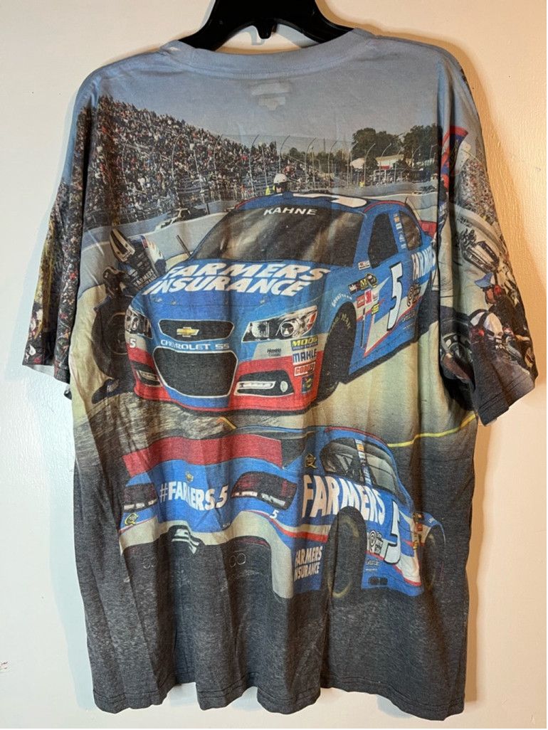 NASCAR Men's NASCAR Graphic AOP Casey Kane T-Shirt XXL Gray Size US XXL / EU 58 / 5 - 4 Thumbnail