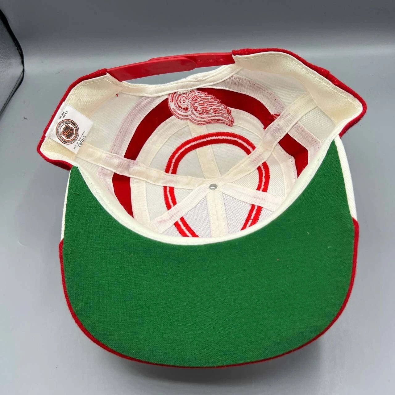 Twins Enterprise Inc. × Vintage Detroit Red Wings Hat Men Twins Enterprise NHL Snap Back Size ONE SIZE - 2 Thumbnail