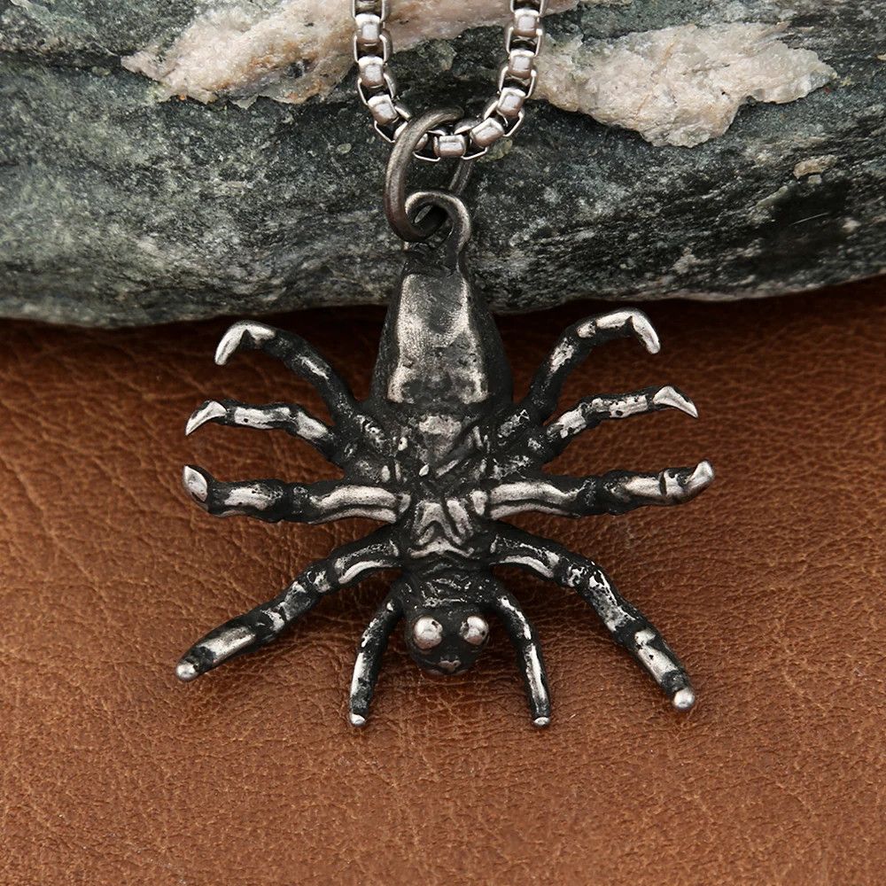 Jewelry Unique Vintage Spider Necklace Size ONE SIZE - 2 Thumbnail