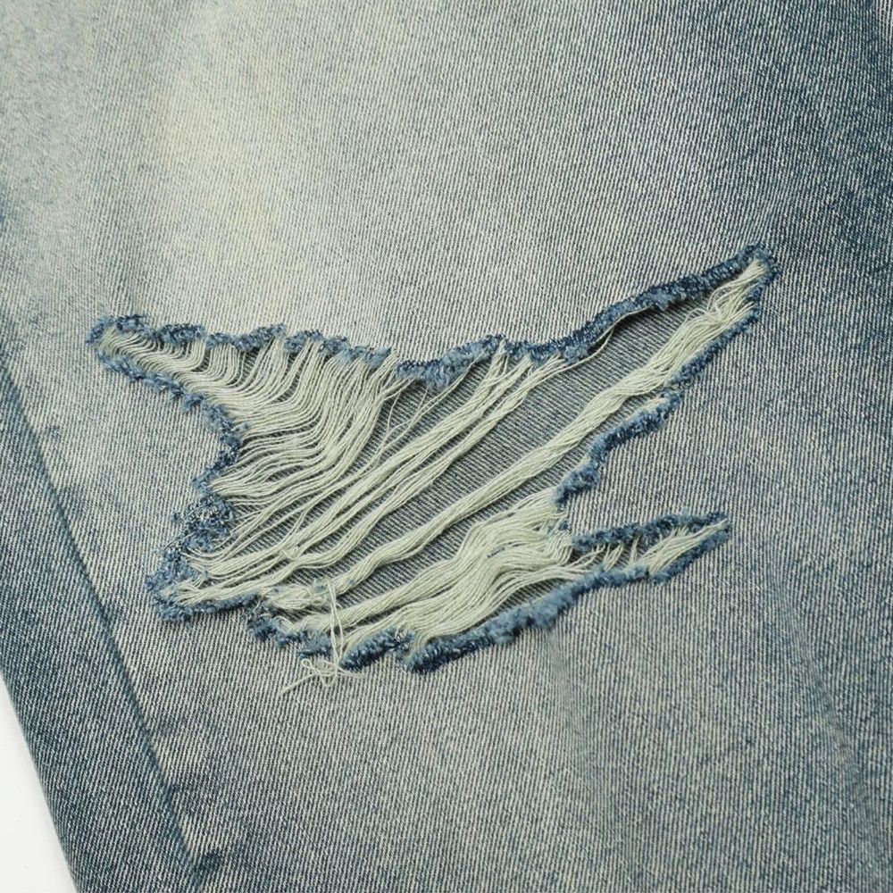 Jean Men's American loose casual washed distressed jeans Size US 32 / EU 48 - 6 Thumbnail