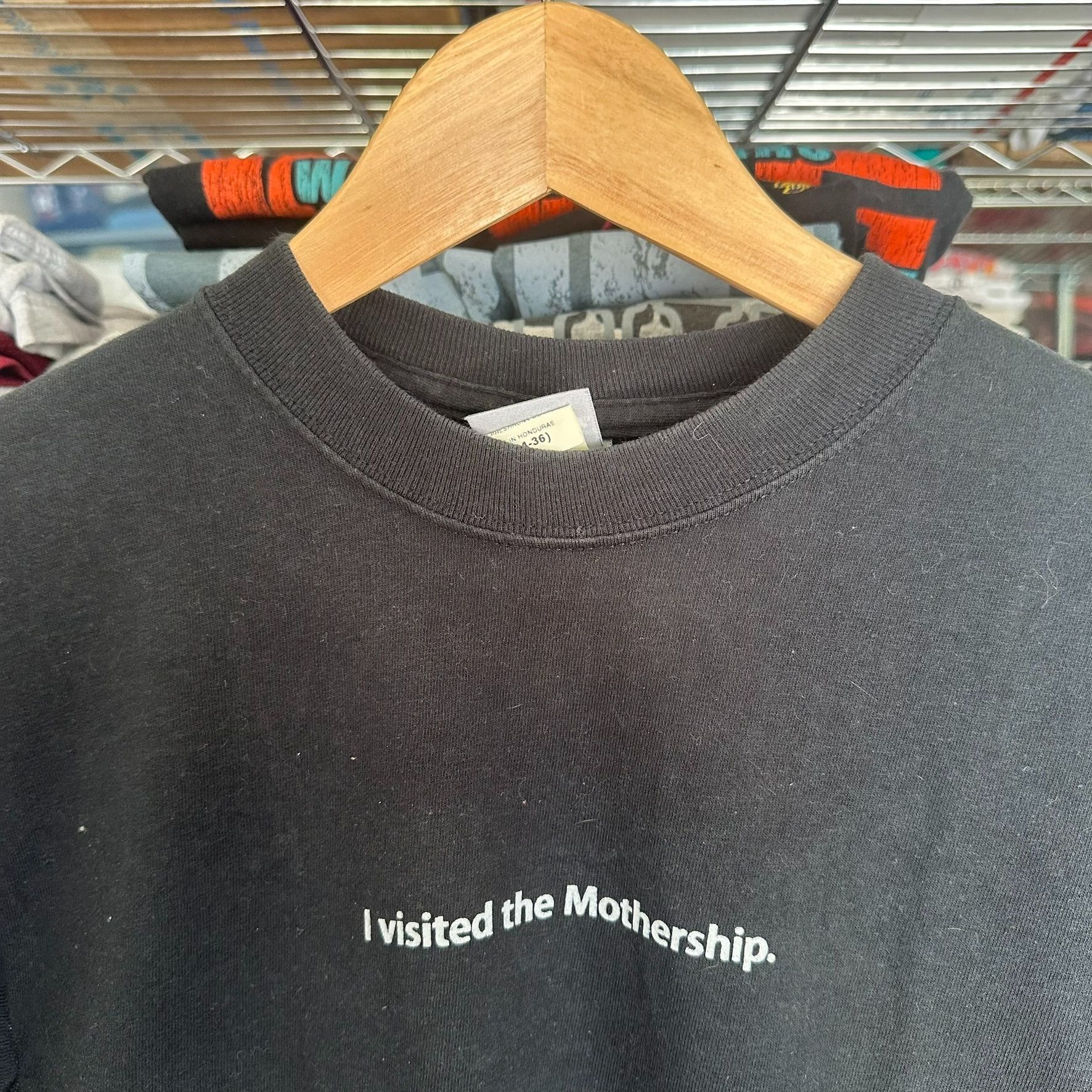 Apple Vintage Y2K Apple I Visited the Mothership T-Shirt Black S S Size US S / EU 44-46 / 1 - 3 Thumbnail