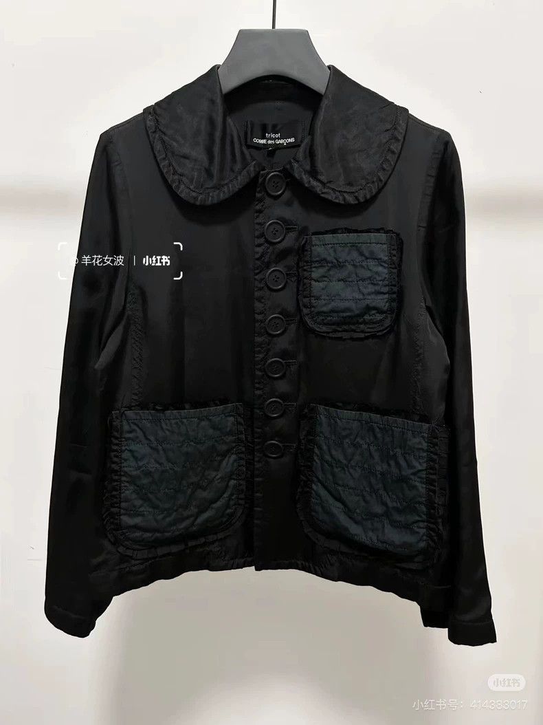 Comme des Garcons Comme Des Garcons Big Ingot Collar Lace Pocket Jacket Size M / US 6-8 / IT 42-44 - 2 Thumbnail