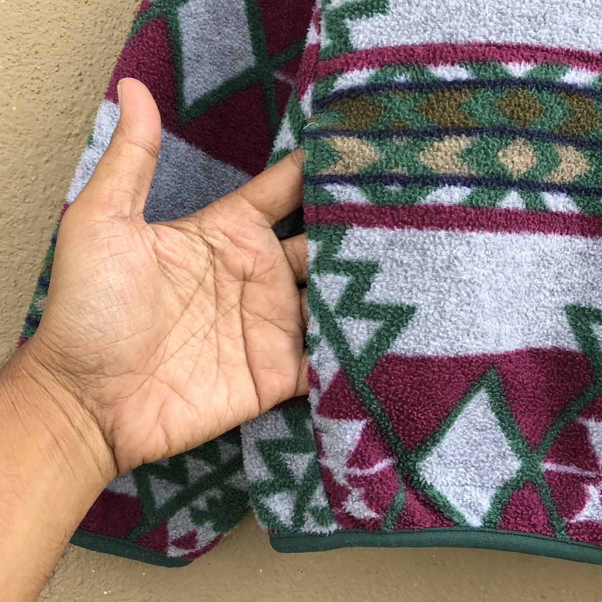Woolrich Woolen Mills VTG Woolrich Fleece Aztec Half Zip Sweater Made In 🇺🇸 USA Size US S / EU 44-46 / 1 - 3 Thumbnail