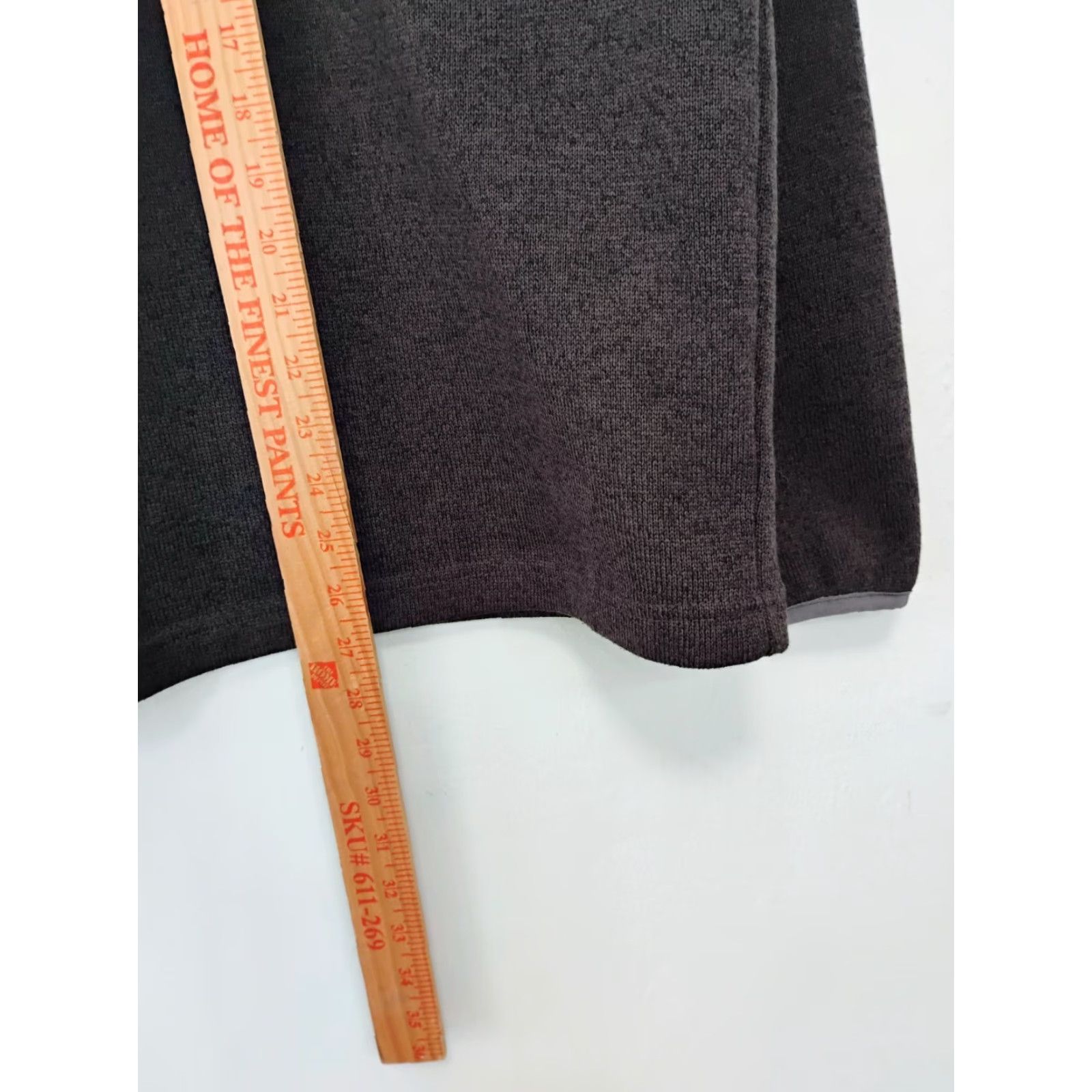 Vintage Huk 1/2 Zip Pullover Sweater Long Sleeve Solid Dark Brown Mens S Size US S / EU 44-46 / 1 - 5 Thumbnail