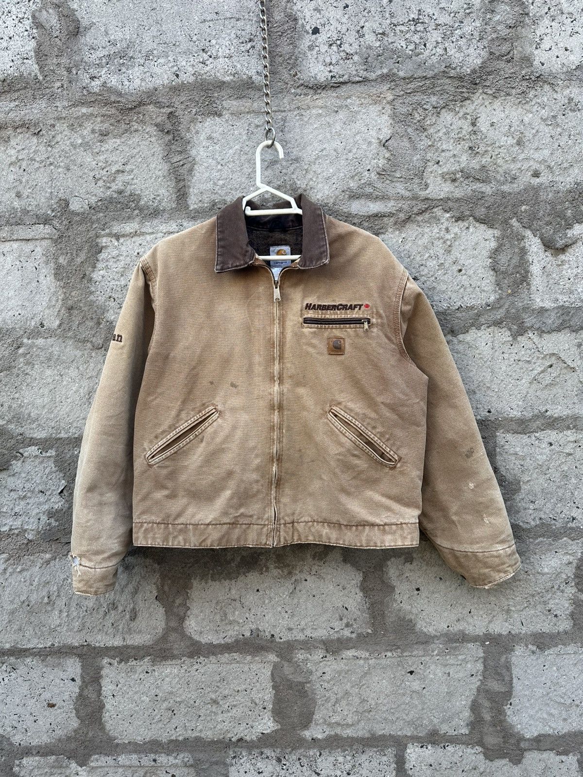 Carhartt × Vintage Vintage Carhartt Detroit Jacket J97 BRN Size US L / EU 52-54 / 3 - 1 Thumbnail