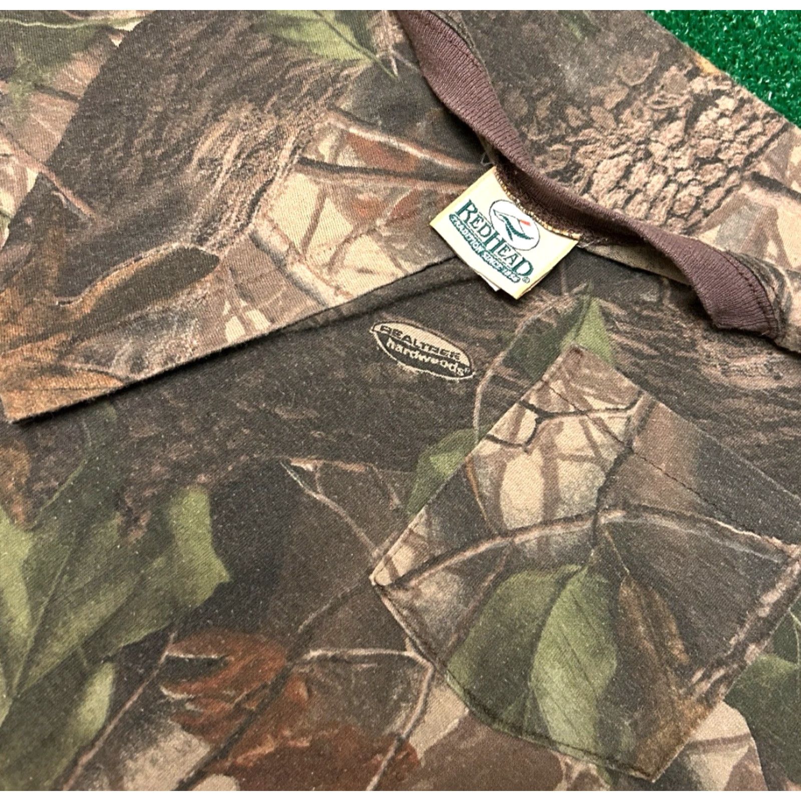 Realtree VINTAGE 90s Red Head Real Tree Camo RealTree VTG Shirt Mens XL Hunter 1990s Size US XL / EU 56 / 4 - 3 Thumbnail
