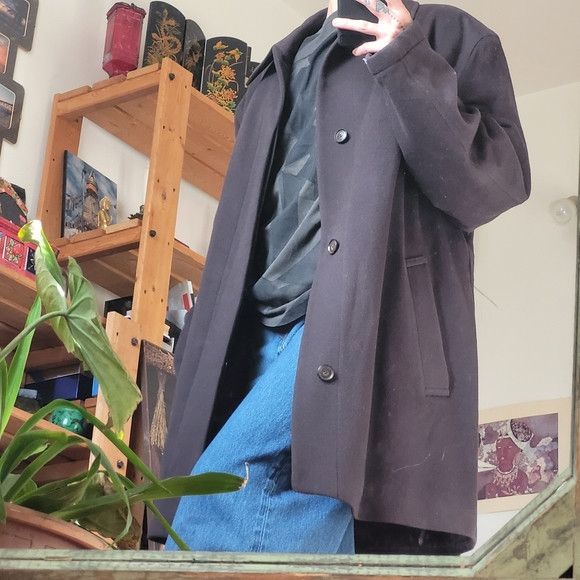 Hugo Boss Hugo Boss Vintage Brown Long Wool Cashmere Coat - Size 58 Size US XXL / EU 58 / 5 - 11 Thumbnail