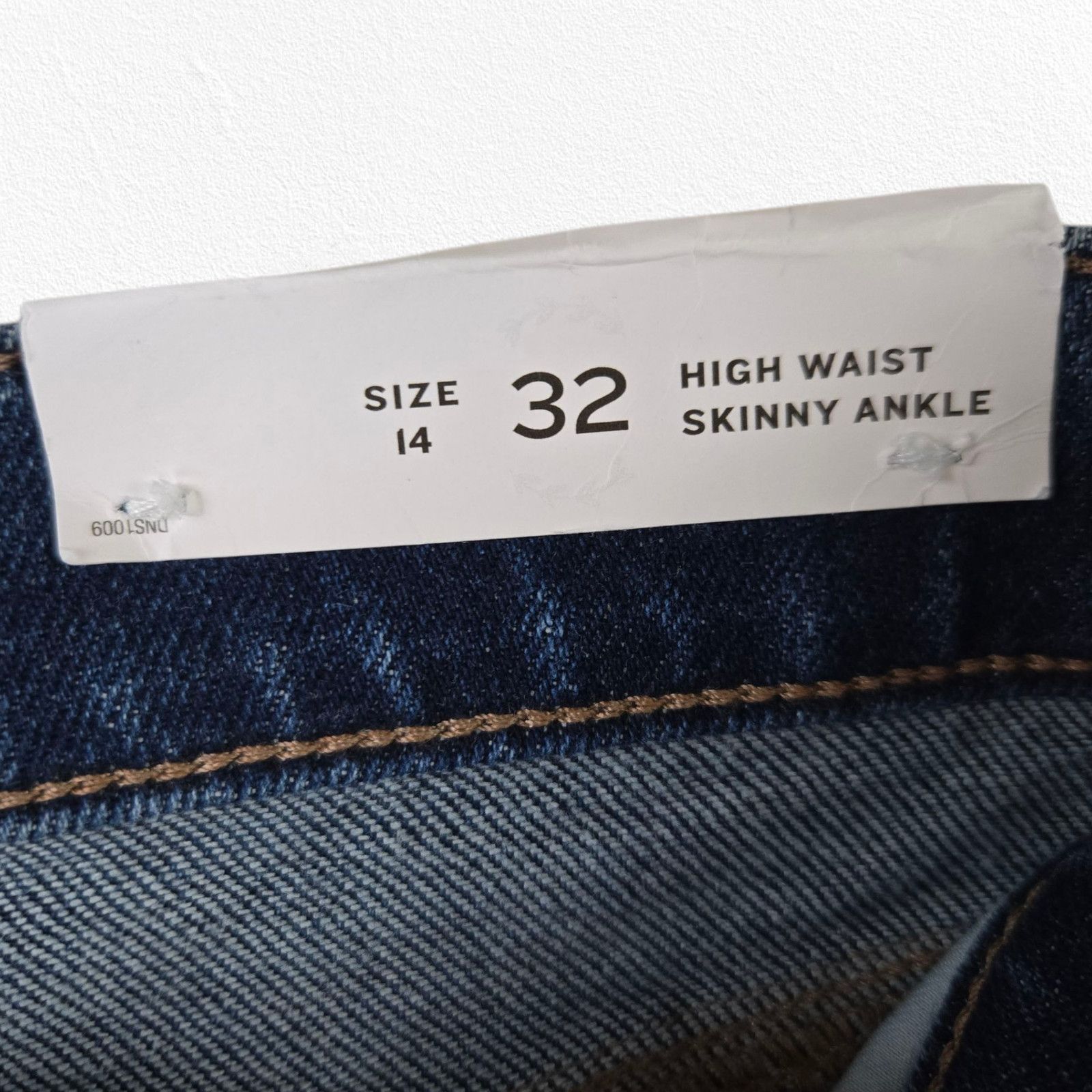 Loft LOFT Dark Wash High Waisted Ankle Skinny Jeans Size 32 Size 32" / US 10 / IT 46 - 6 Thumbnail