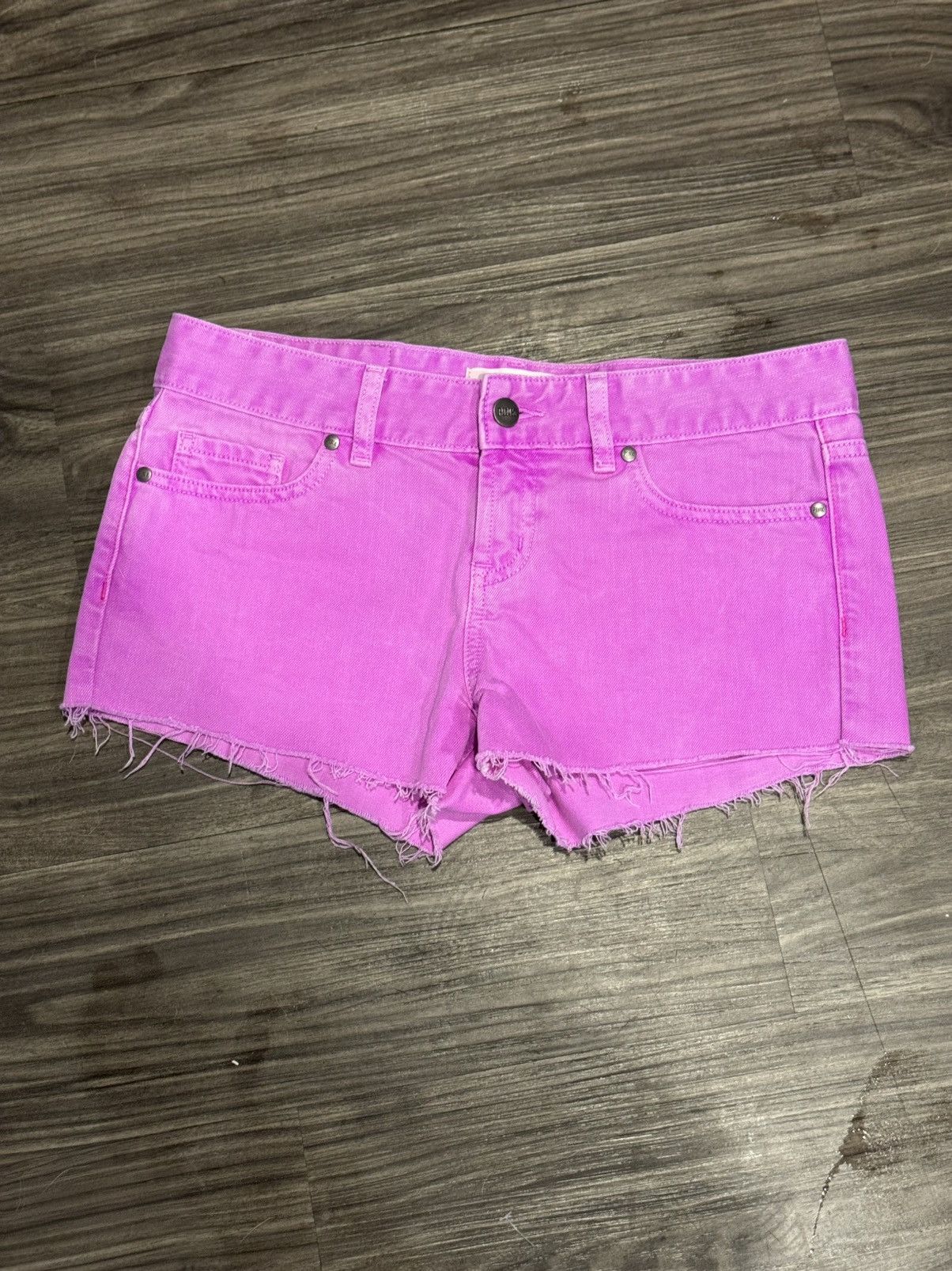 Victoria's Secret PINK Victoria’s Secret Neon Denim Shorts Size 2 Y2K Cut Off Size 26" / US 2 / IT 38 - 1 Thumbnail