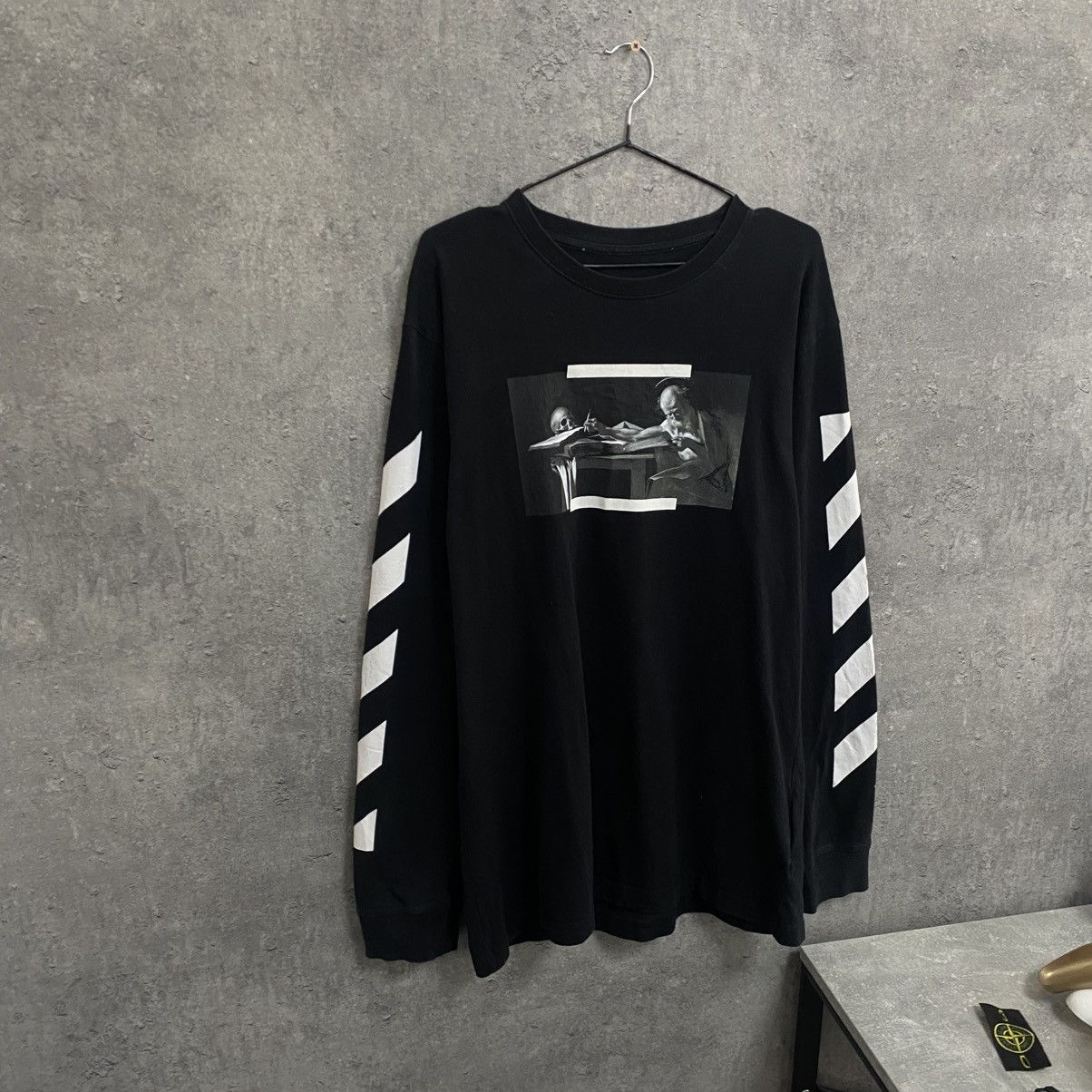 Off-White Off White Caravaggio Long Sleeve T-Shirt Size US XL / EU 56 / 4 - 3 Thumbnail