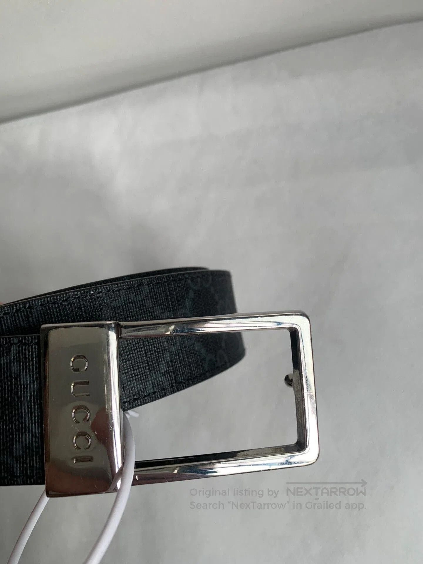 Gucci Gucci Men's Classic Monogram Belt. Size ONE SIZE - 2 Thumbnail