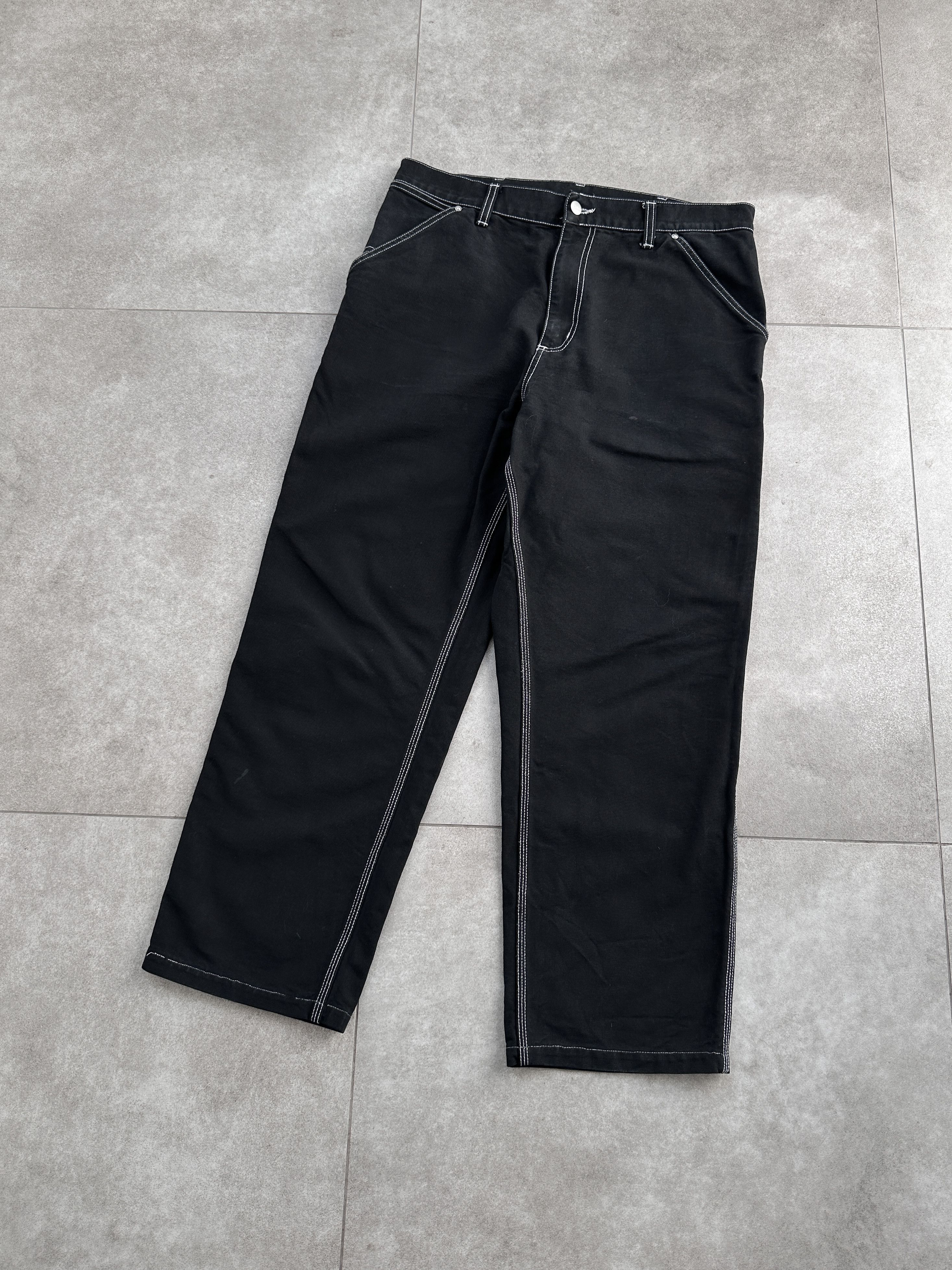 Carhartt Carhartt Single Knee Black Jeans Pants Size US 32 / EU 48 - 3 Thumbnail
