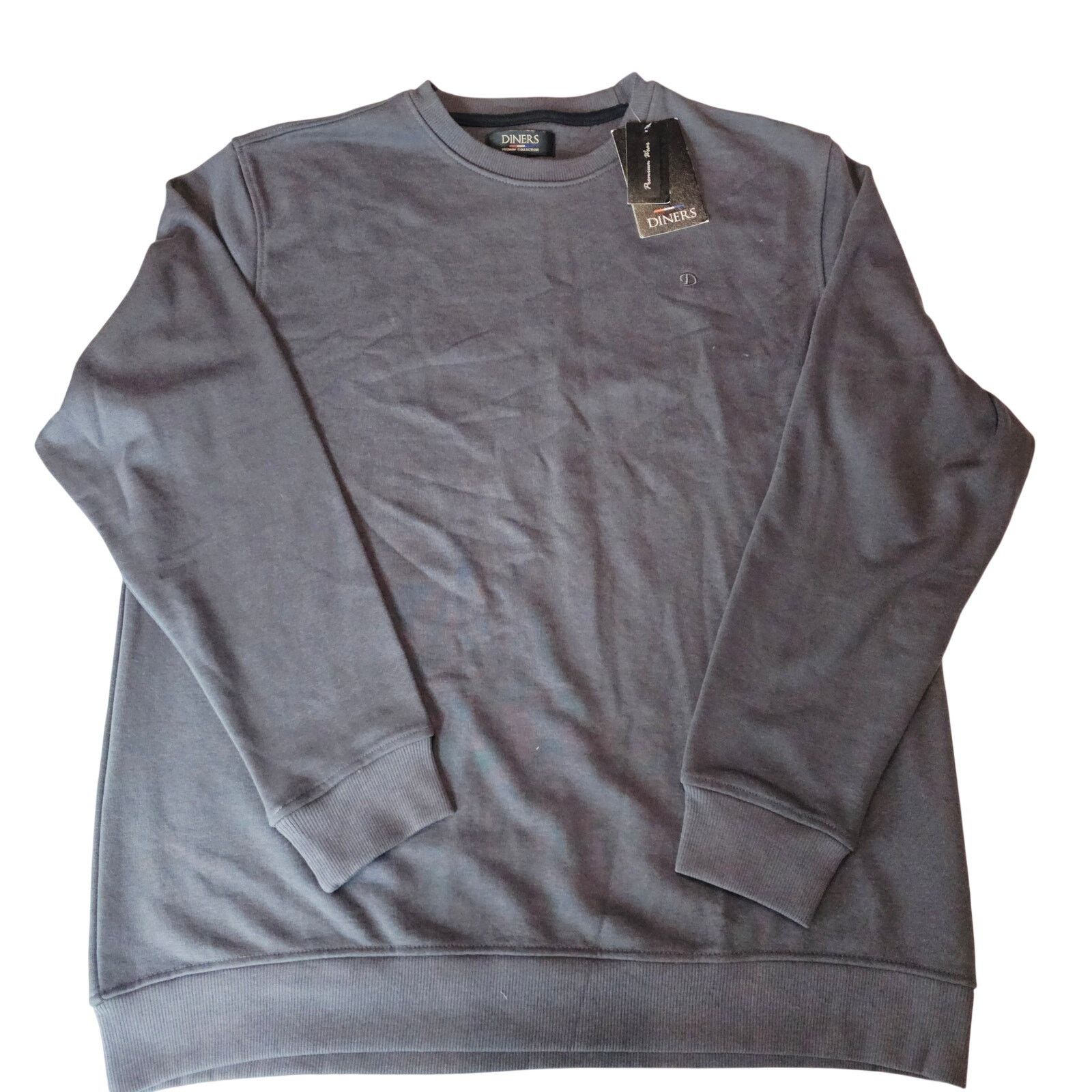 Other Diners Charcoal Gray Premium Cotton Pullover Sweatshirt 2XL Size US XL / EU 56 / 4 - 1 Thumbnail