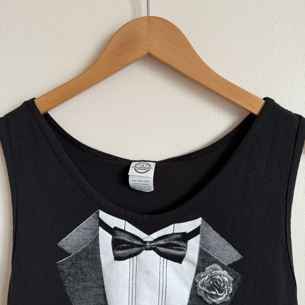 Vintage Vintage Tuxedo Tank Top Delta Pro Graphic Sleeveless Shirt Size US XXL / EU 58 / 5 - 3 Thumbnail