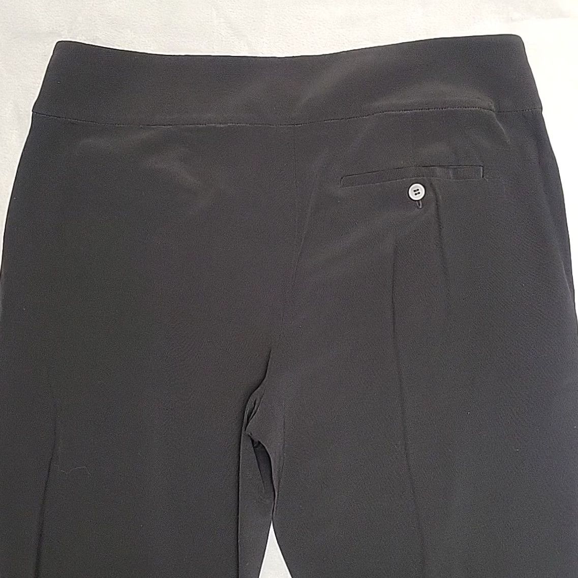 Eileen Fisher Eileen Fisher Pants Womens L Black Yoga Tencel Viscose Cropped Minimalist Gym & Training, Casual Ladies, Solid Pullover On Pants Size 36" / US 14 / IT 50 - 7 Thumbnail