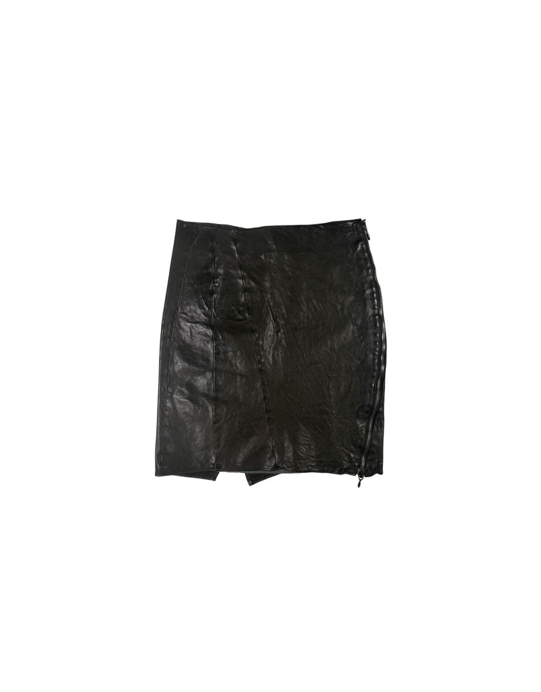 Incarnation Incarnation Sample Leather Wrap Skirt Size 38" / US 16 / IT 52 - 1 Thumbnail
