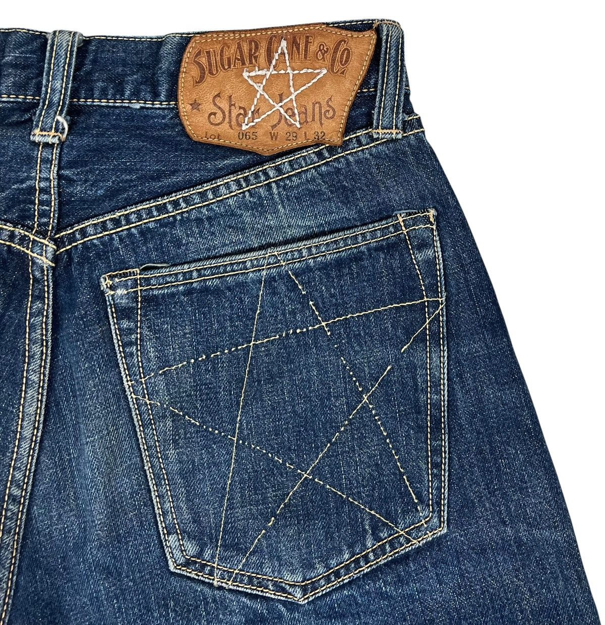 Sugar Cane Vintage Sugar Cane Union Star Jeans Size US 29 - 6 Thumbnail