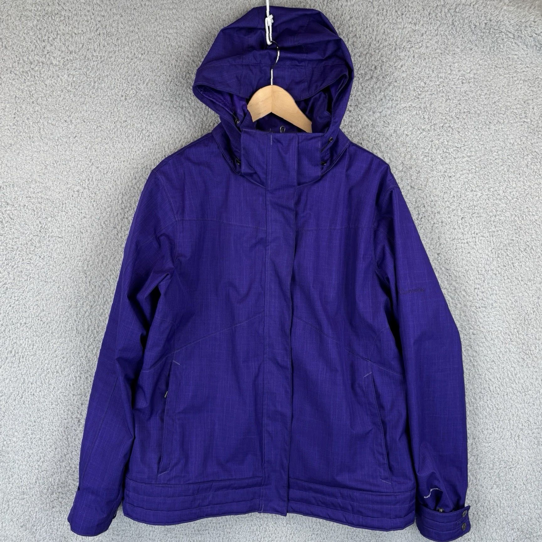 Vintage Columbia Jacket Womens XL Purple 3 in 1 Bugaboo III Fleece Interchange Ski Coat Size XL / US 12-14 / IT 48-50 - 7 Thumbnail