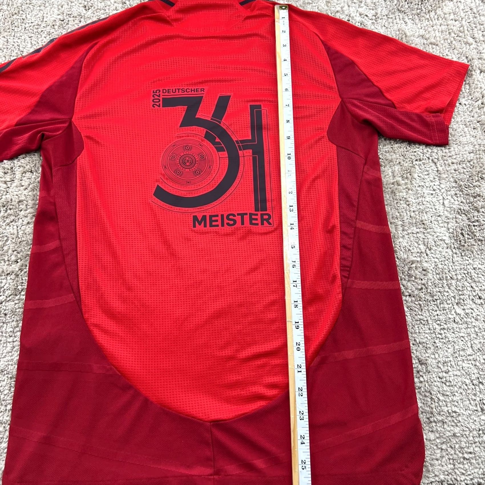 Adidas adidas Bayern Munich 2024 2005 Away Player Issue Football Jersey Size 5 Shirt Mens Red Soccer Moisture Wicking Quick Dry Size US S / EU 44-46 / 1 - 7 Thumbnail