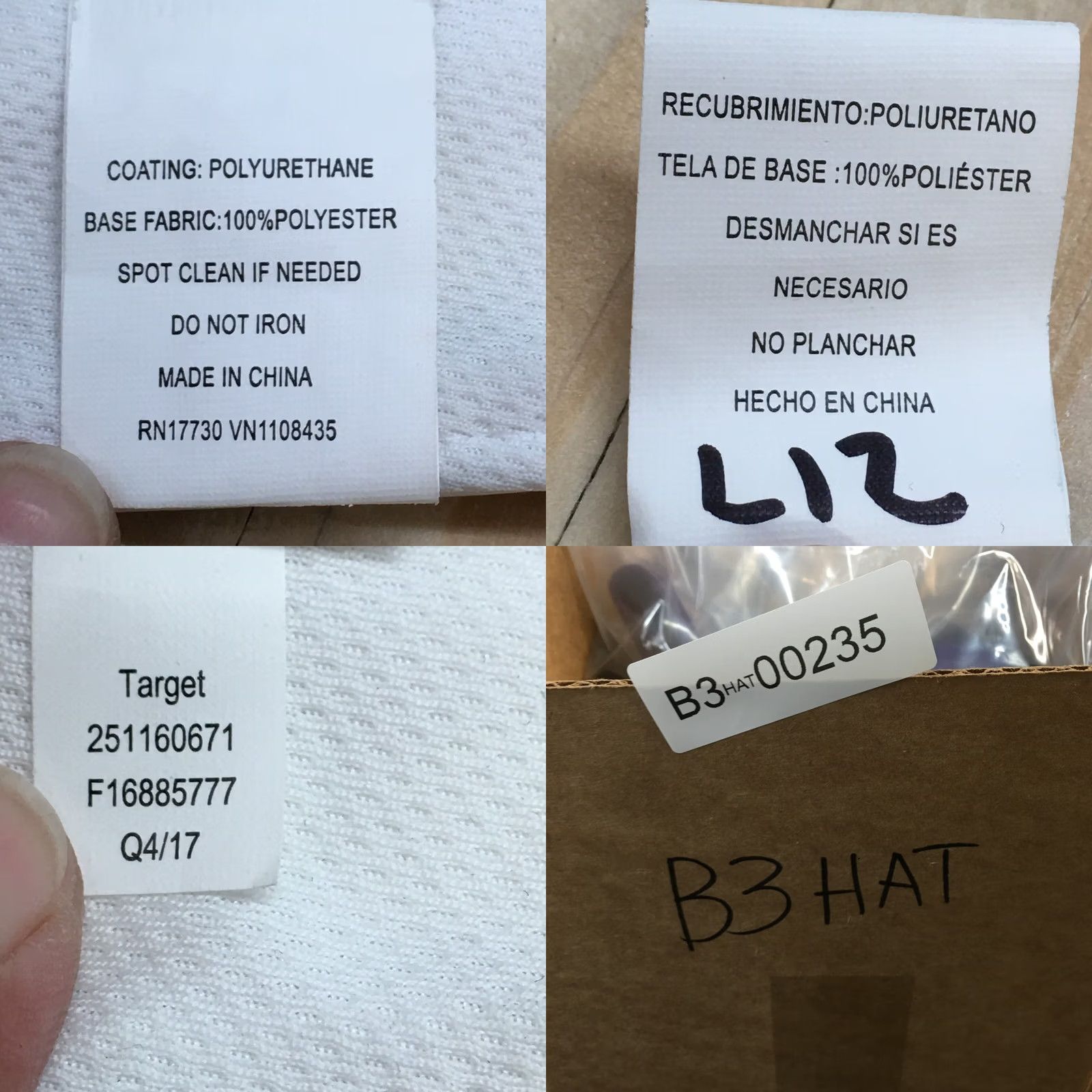 Hunter Hunter Visor Hat Mens White Black One Size Adjustable Polyurethane Curved Brim Size ONE SIZE - 9 Thumbnail