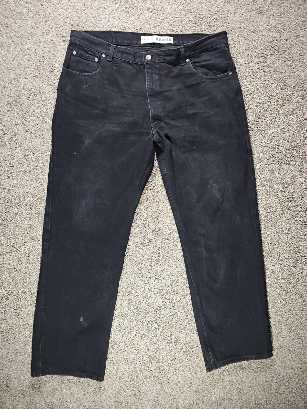 Arizona Jean Co. Arizona Jeans Relaxed Fit Black 42x34 Size US 42 / EU 58 - 1 Thumbnail