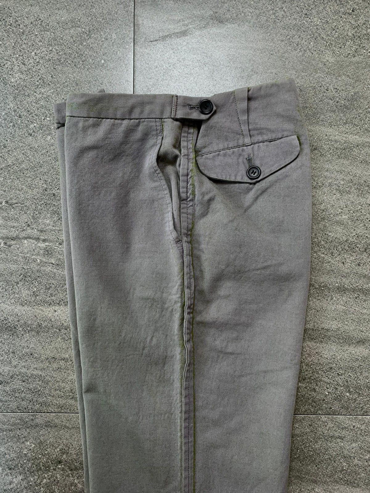Comme des Garcons Homme Plus FREE TAX! 90s Algae Effect Trousers - 29” Size US 29 - 8 Thumbnail